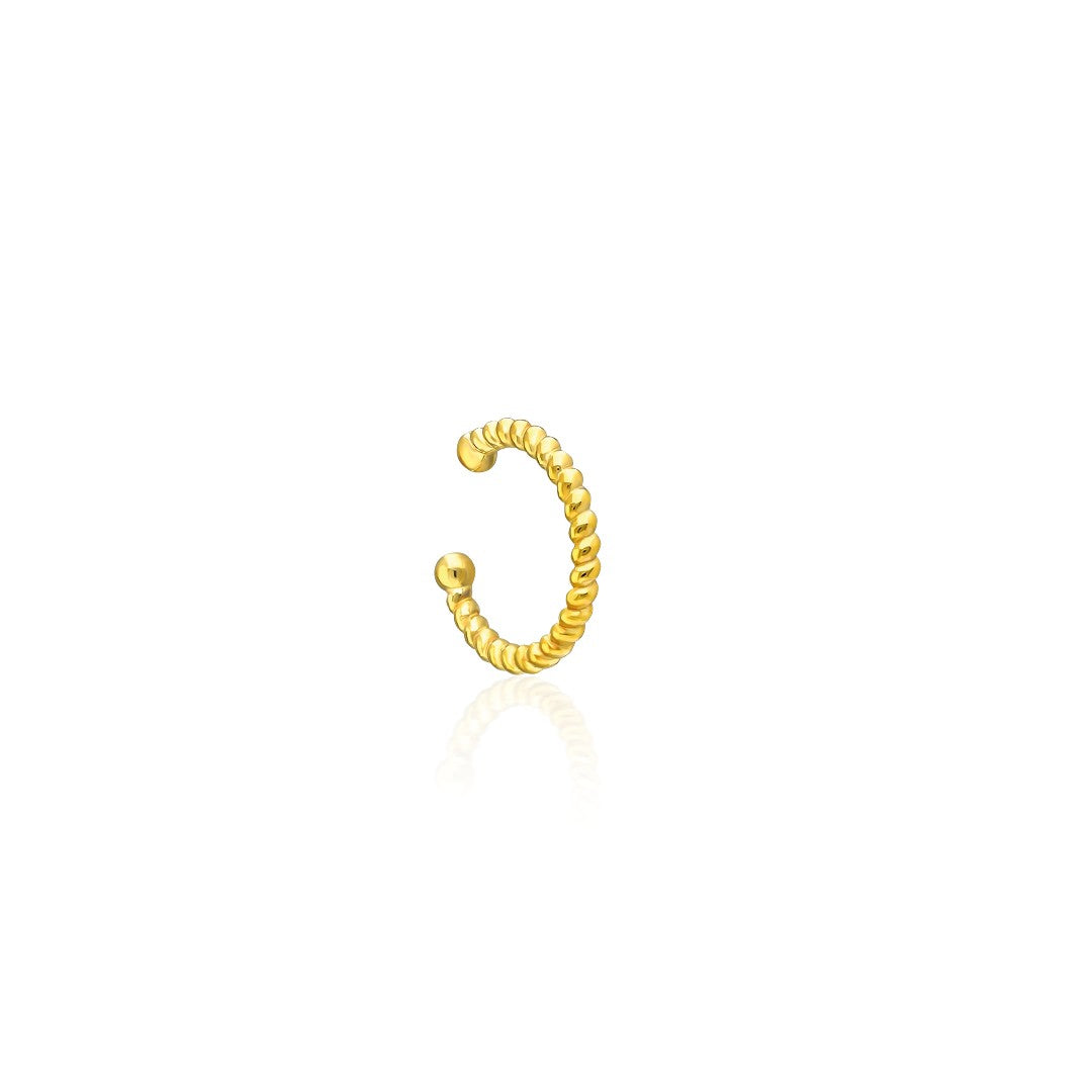 Twisted Cartilage Earrings - 925 Silver