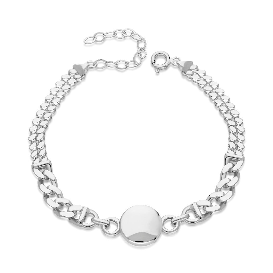 Round Gourmet Bracelet - 925 SILVER