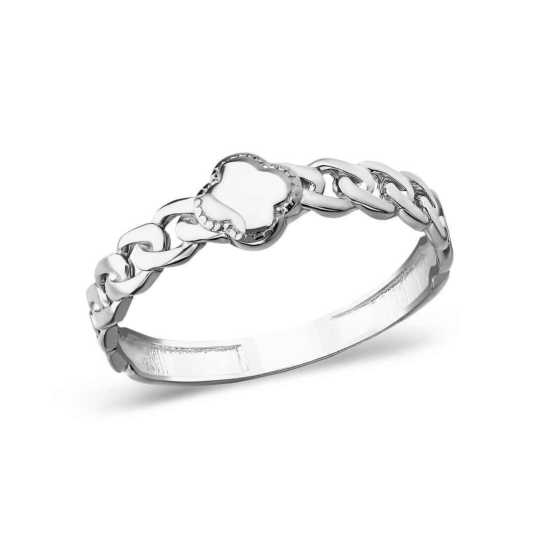 KLEEBLATT RING | 925 SILBER