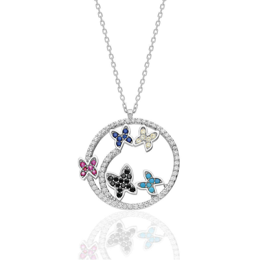 Butterfly Society Necklace - 925 SILVER