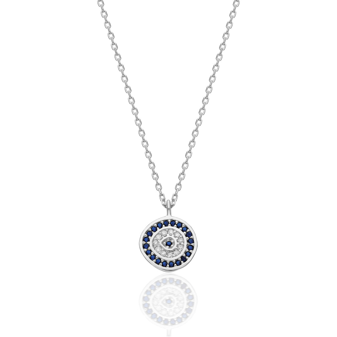 Evil Eye Number Necklace - 925 SILVER