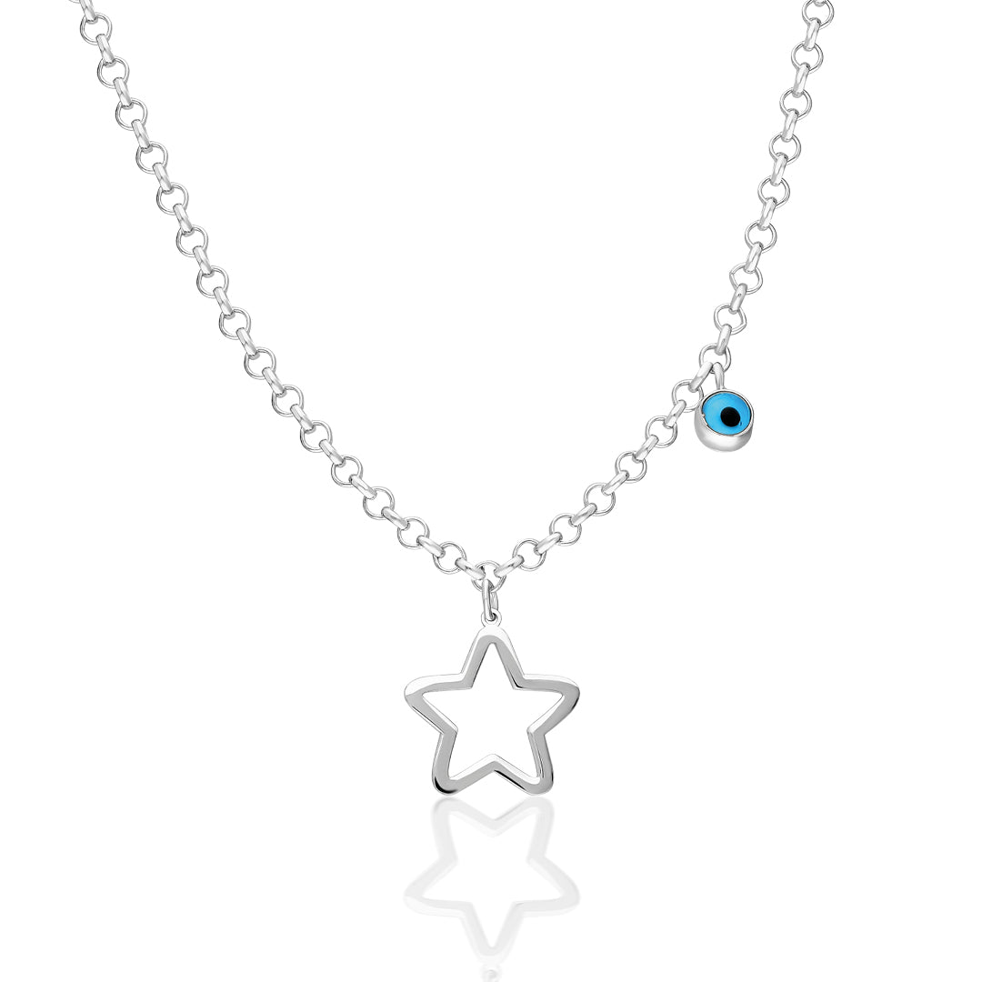 Star Model Necklace - 925 SILVER