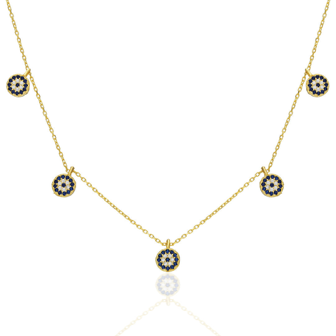 Evil Eye Necklace - 925 Silver