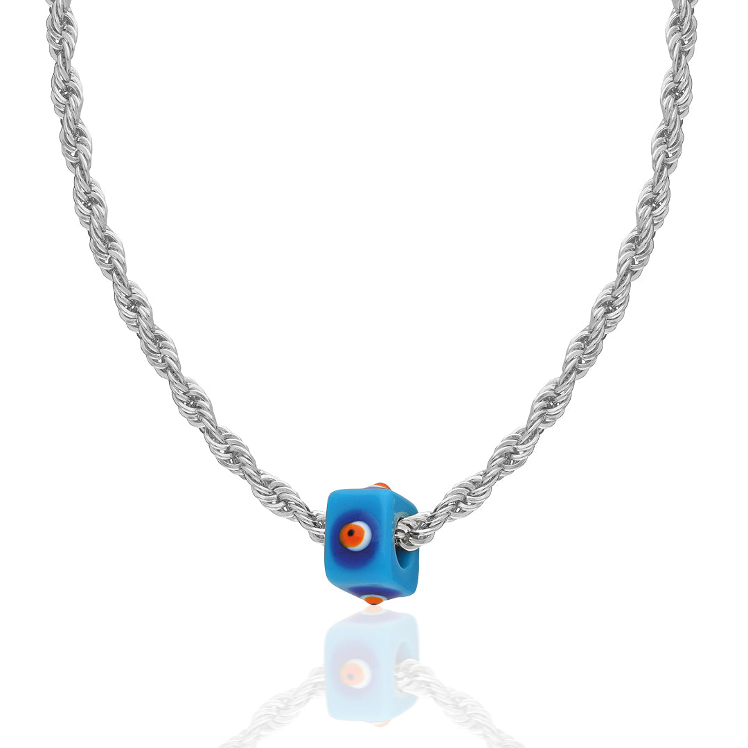 Thick Rope Chain Necklace - 925 SILVER