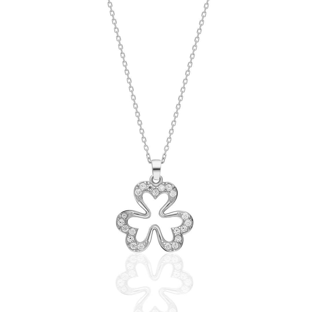 Three Leaf Clover Necklace - 925 SILVER