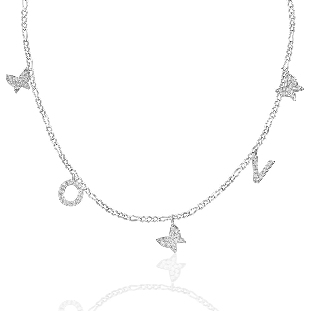 Butterfly Love Necklace - 925 SILVER