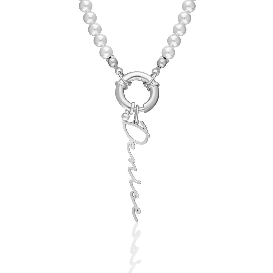Named Sailor Lock Necklace - 925 SILVER
