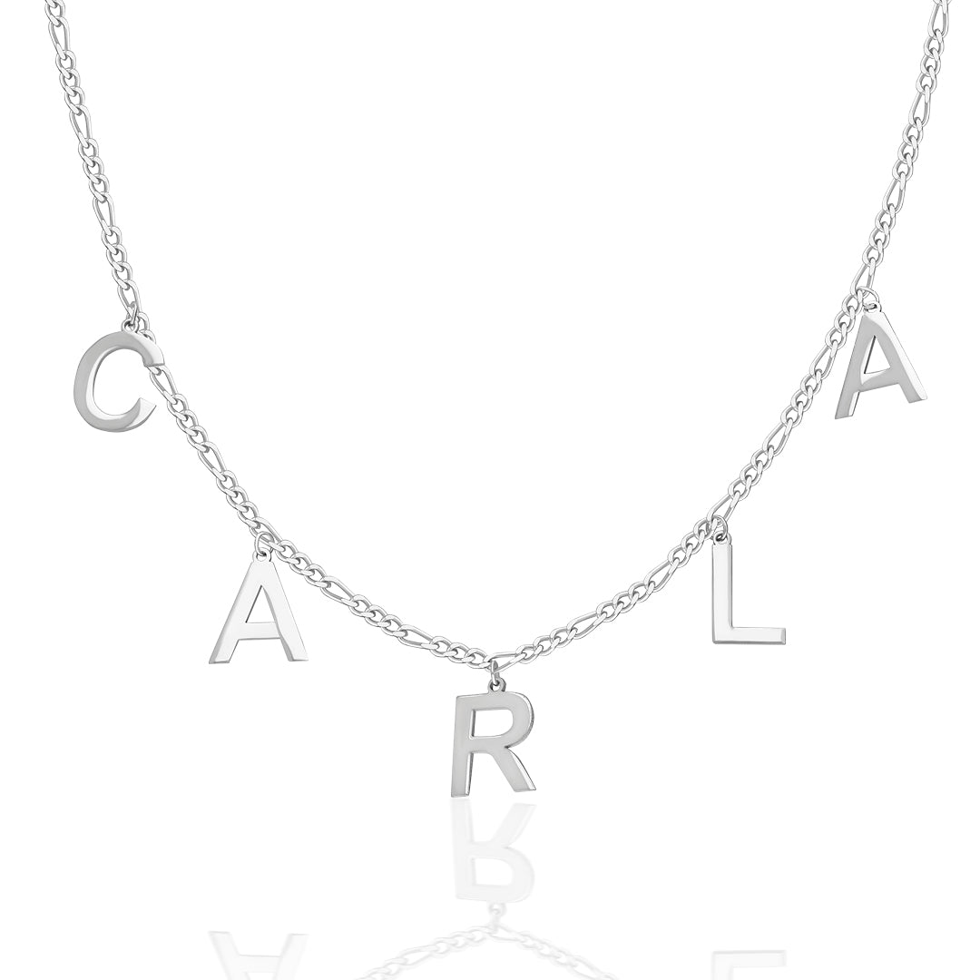 BUCHSTABEN NAMENSKETTE | 925 SILBER
