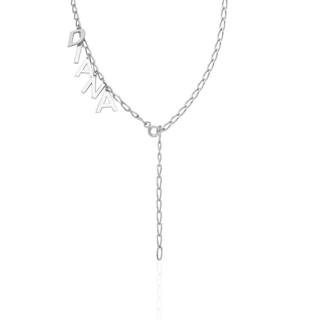 Locked Name Necklace - 925 SILVER