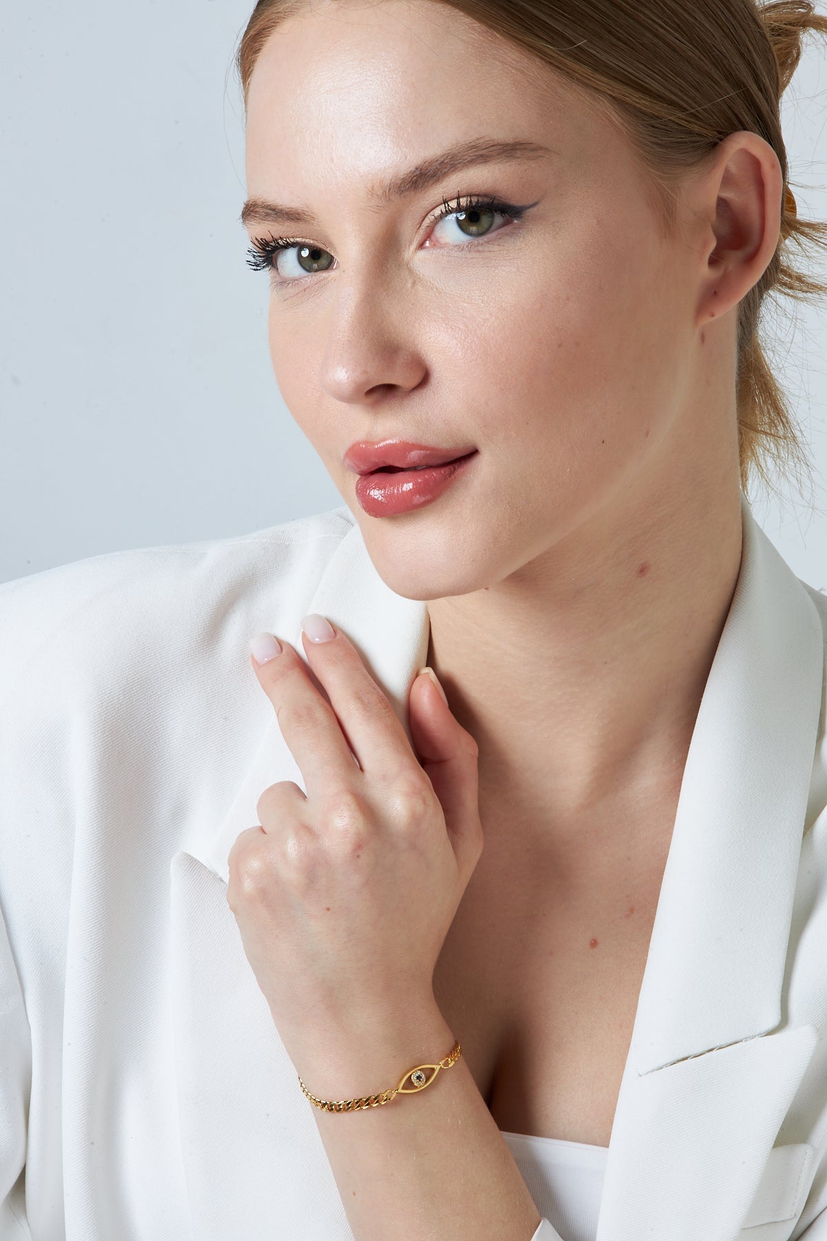 Eye Chain Bracelet - 925 SILVER