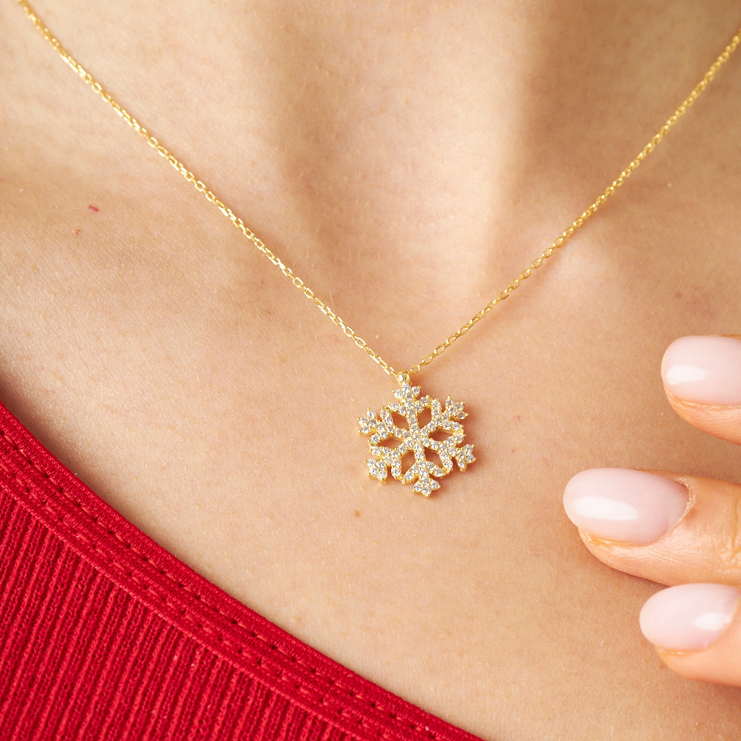 SCHNEEFLOCKEN SET | 925 SILBER