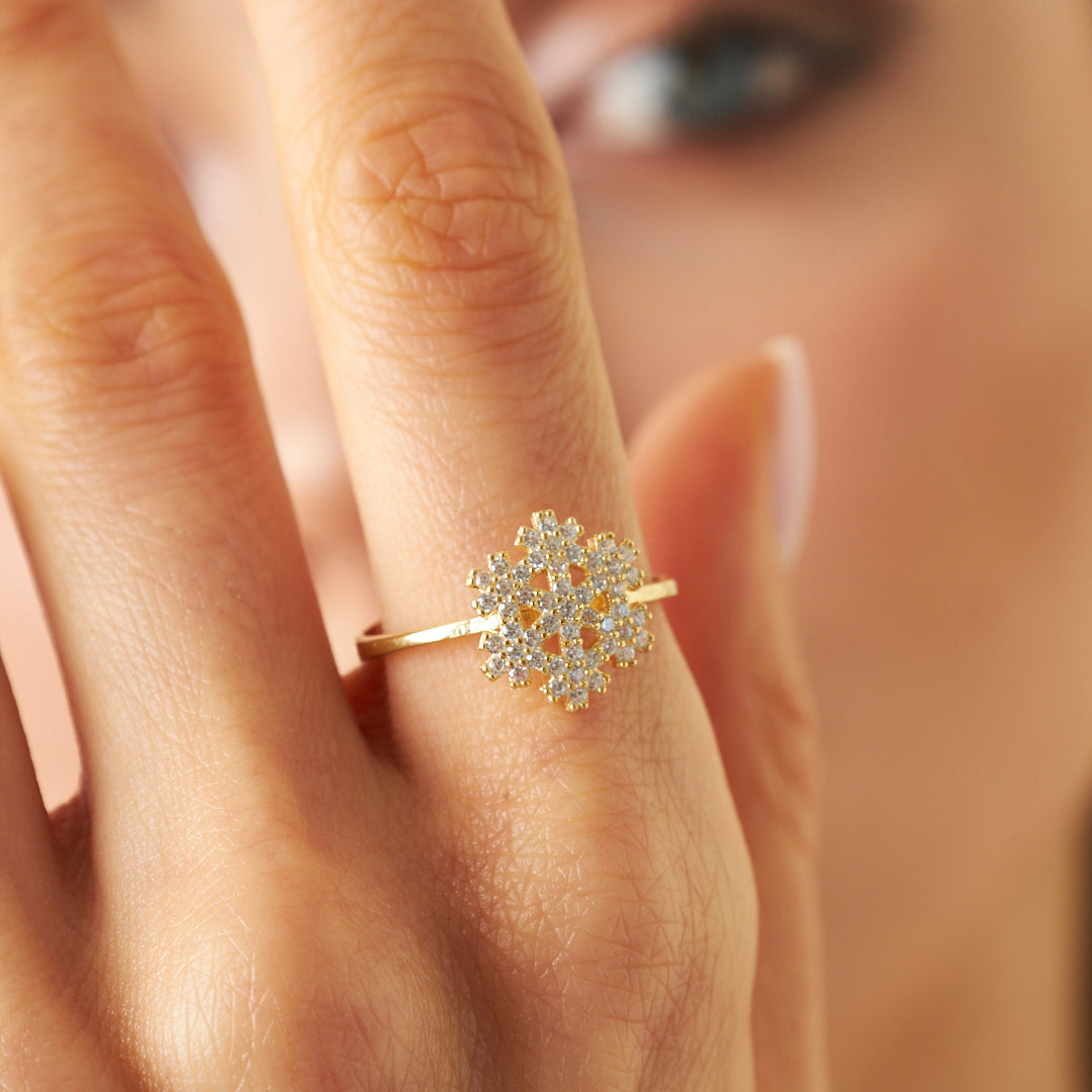 SCHNEEFLOCKEN SET | 925 SILBER