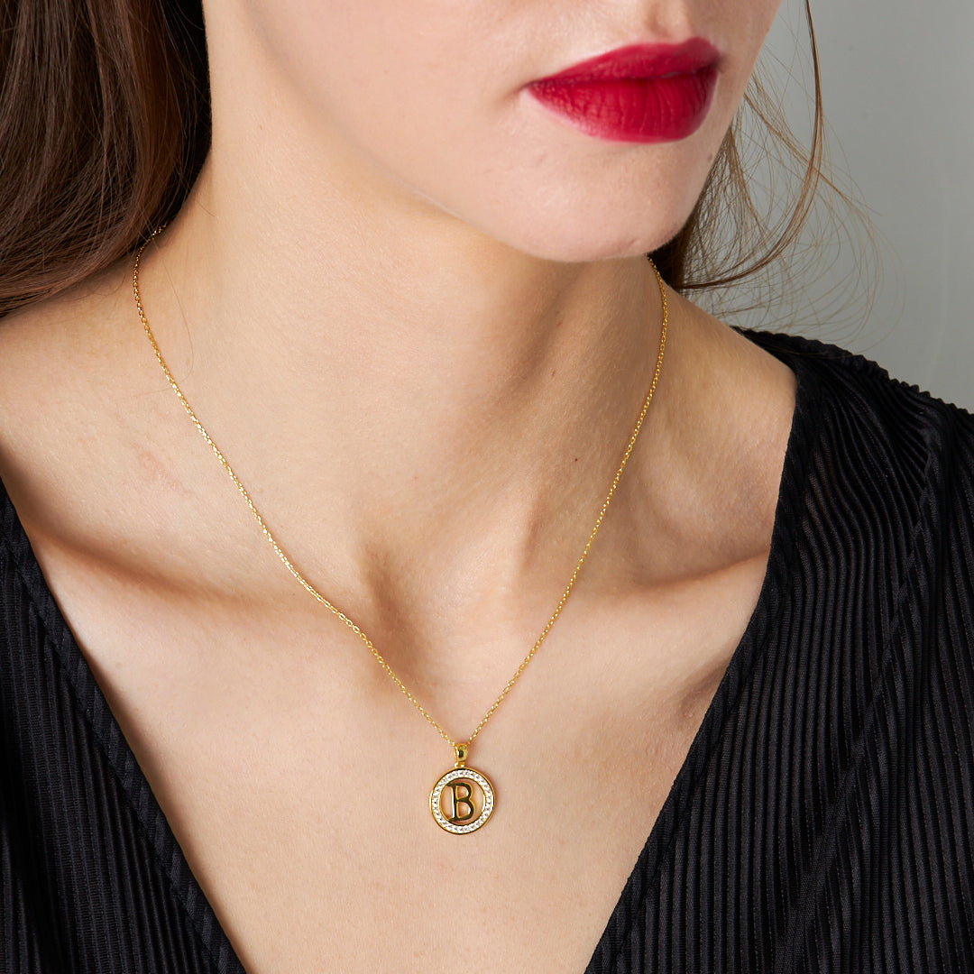 New Fashion Small Letter Necklace - 925 SILVER