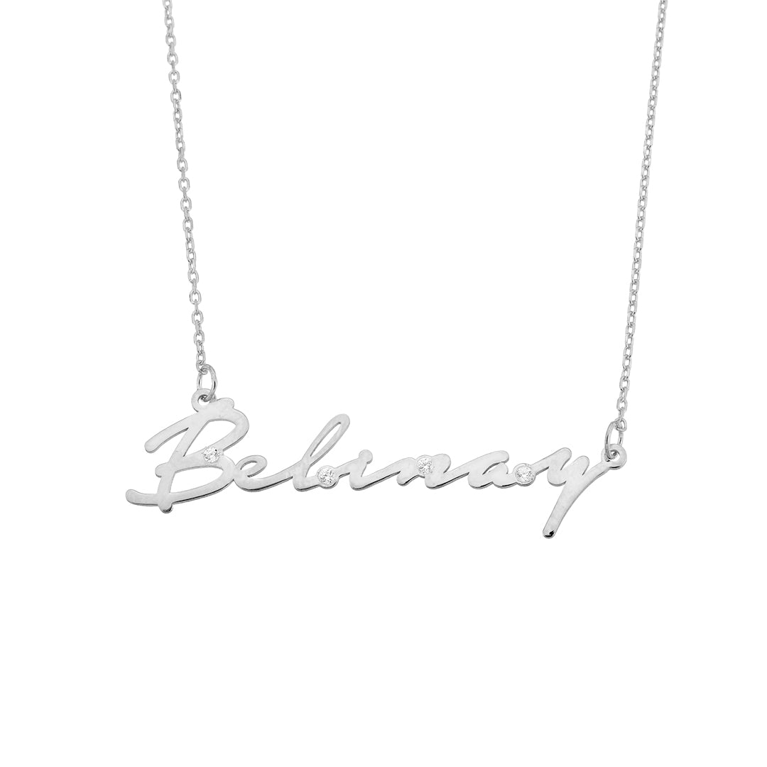 Signature Modern Necklace with Stones