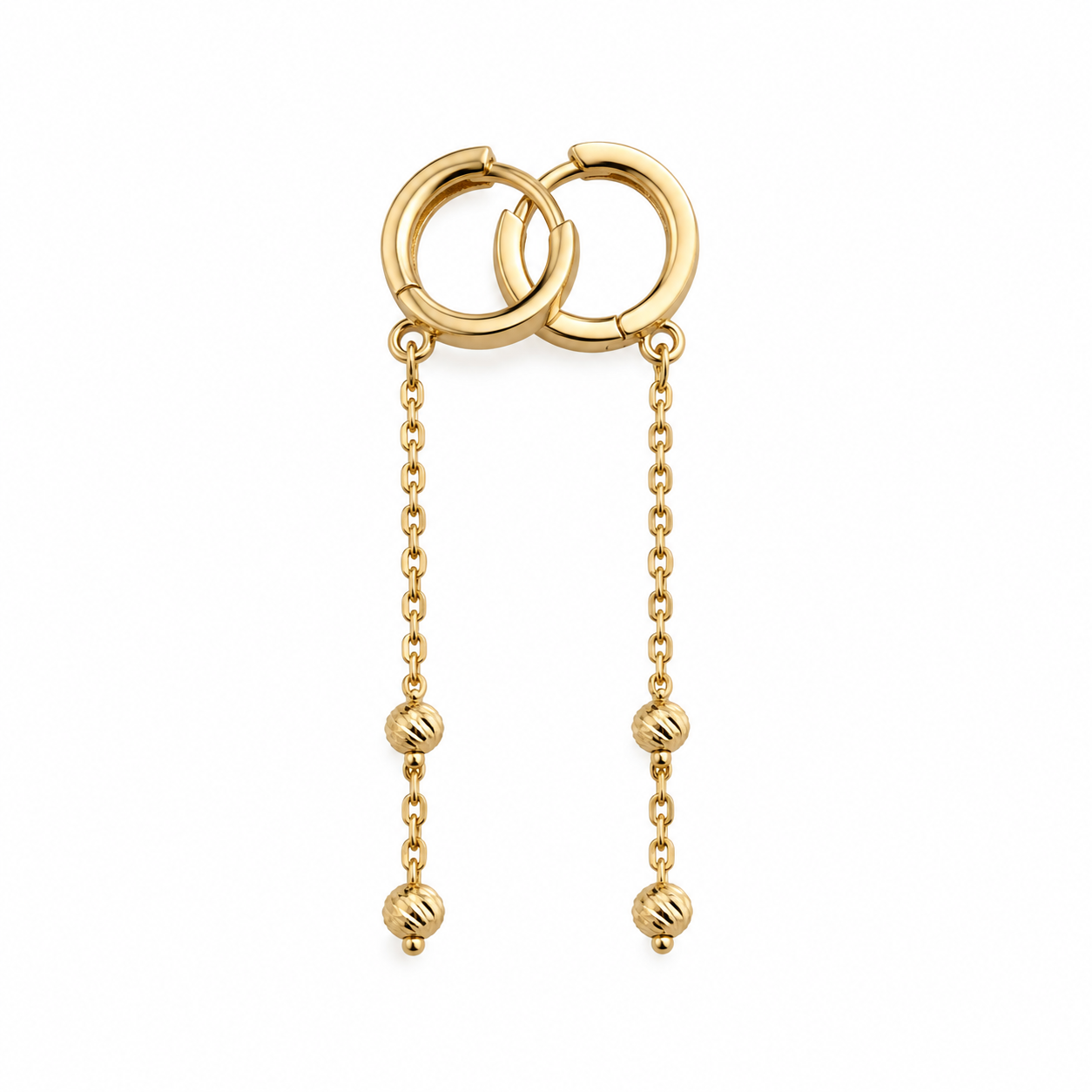 DORIKA HÄNGEND OHRRINGE | 22K GOLD