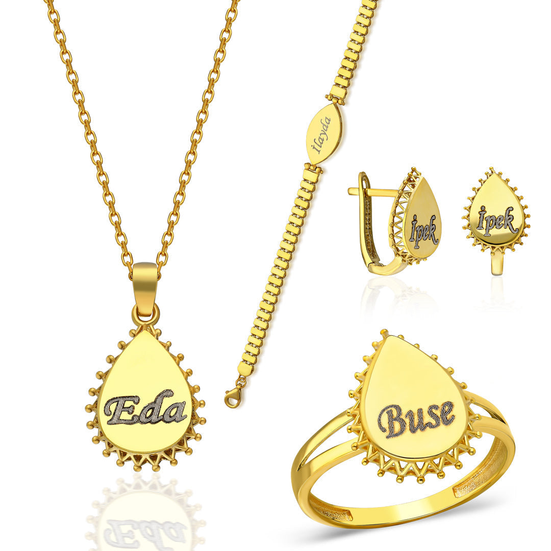 LUXUS NAMENS SET | 925 SILBER