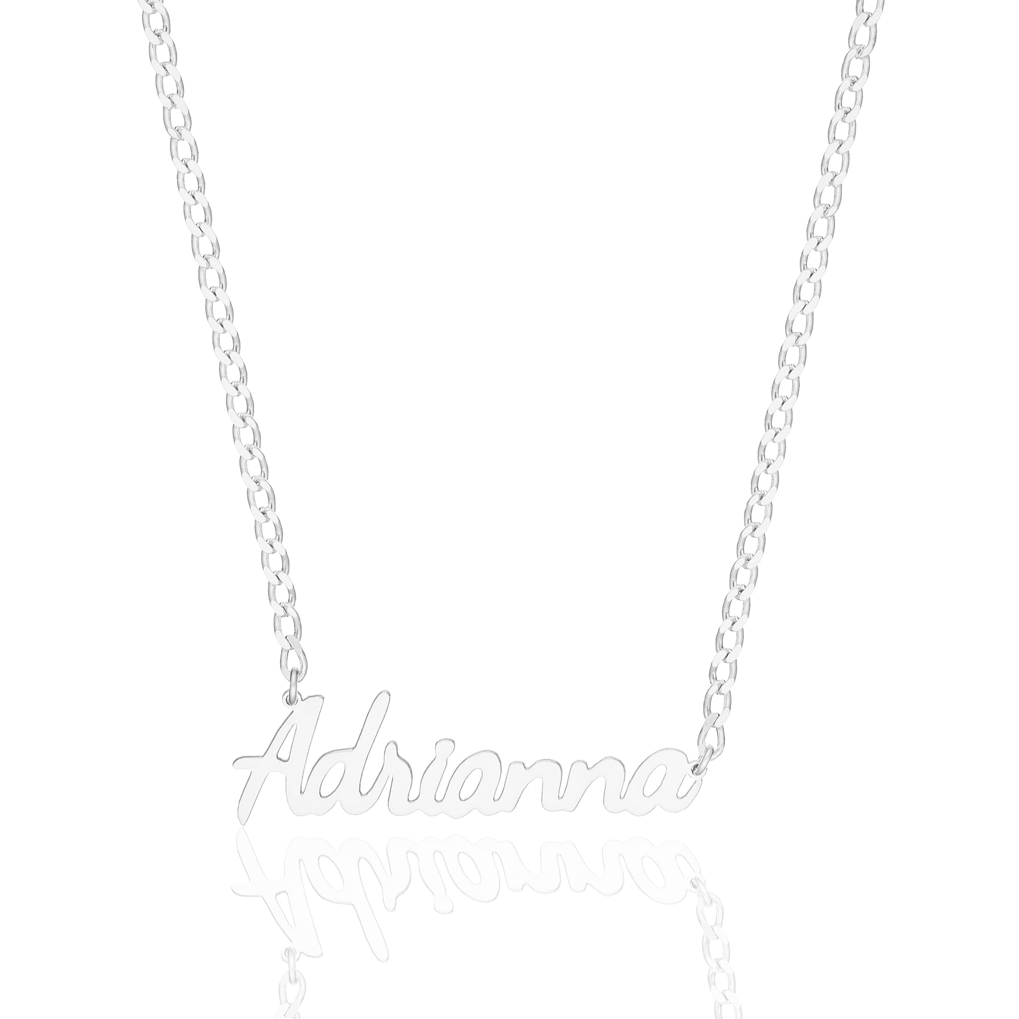 Name Necklace Chain - 925 Silver