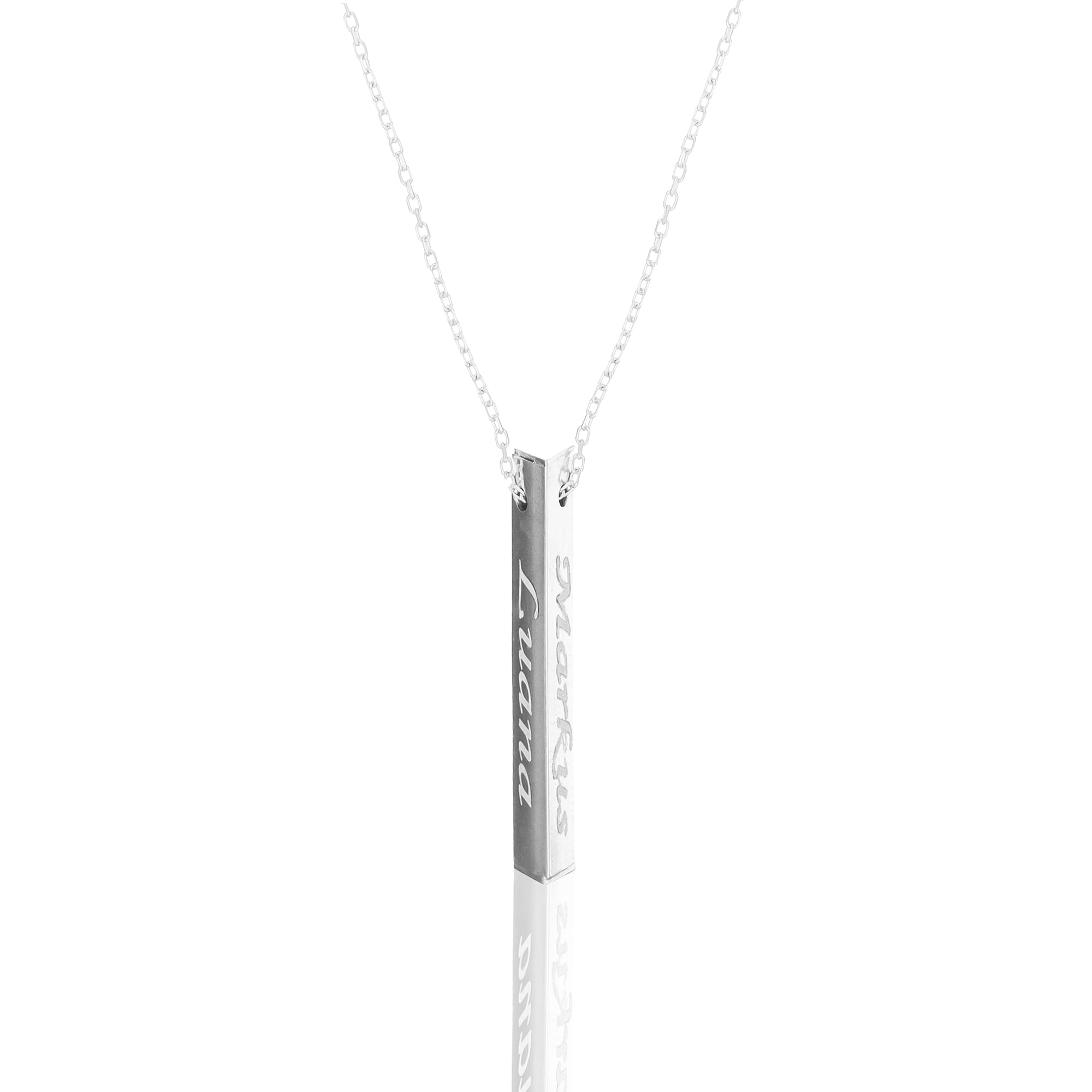 Double Sided Necklace - 925 SILVER