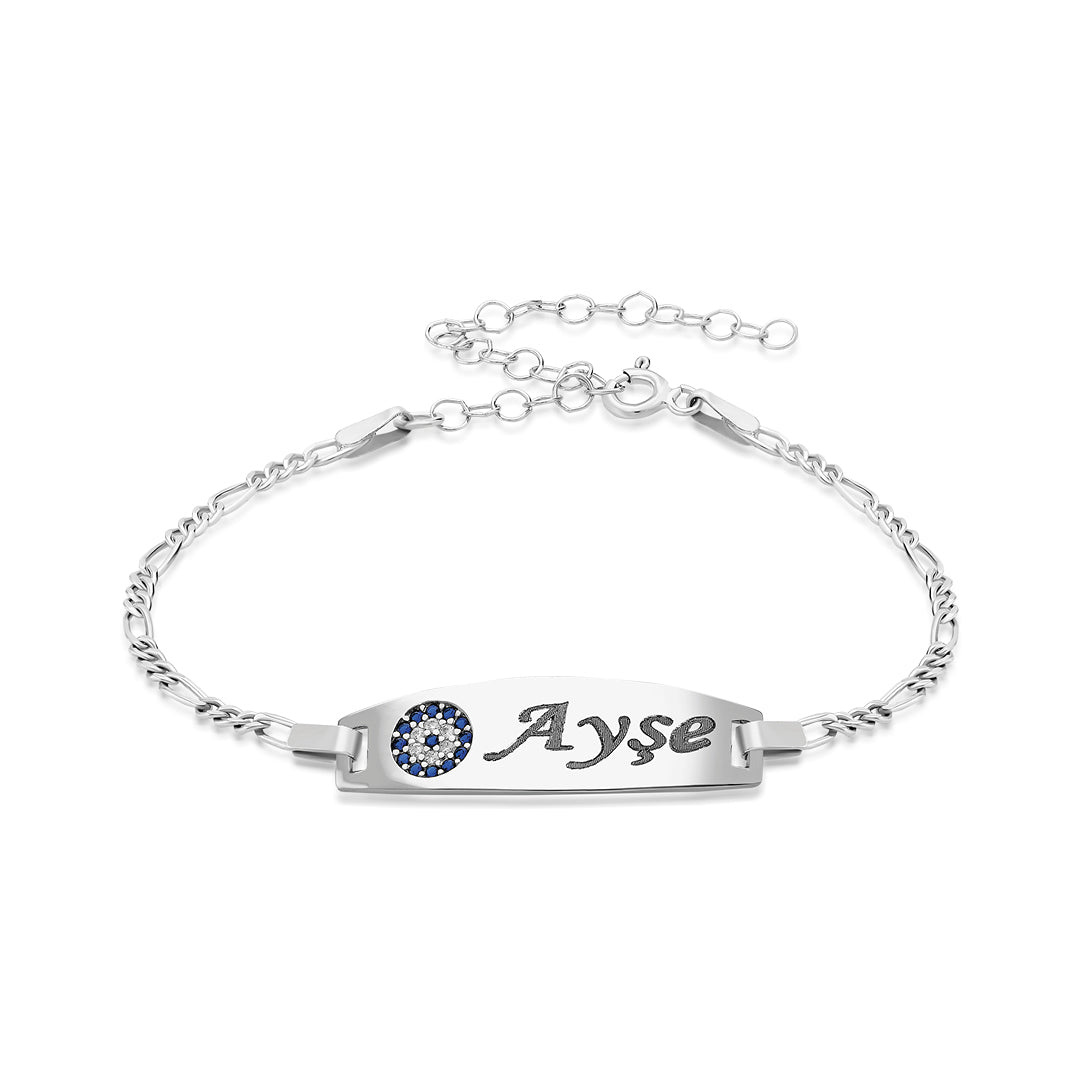 Evil Eye Baby Tag - 925 SILVER