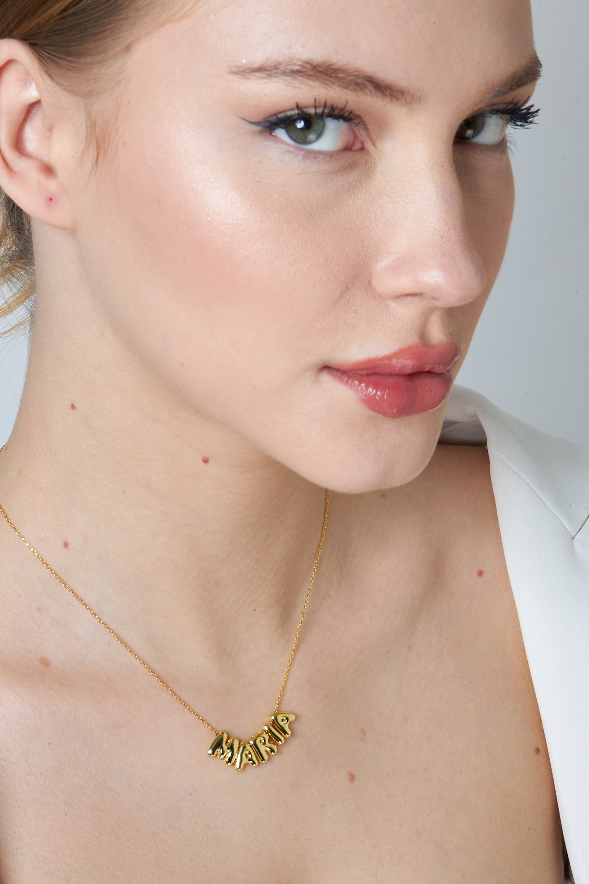 Balloon Name Necklace - 925 Silver