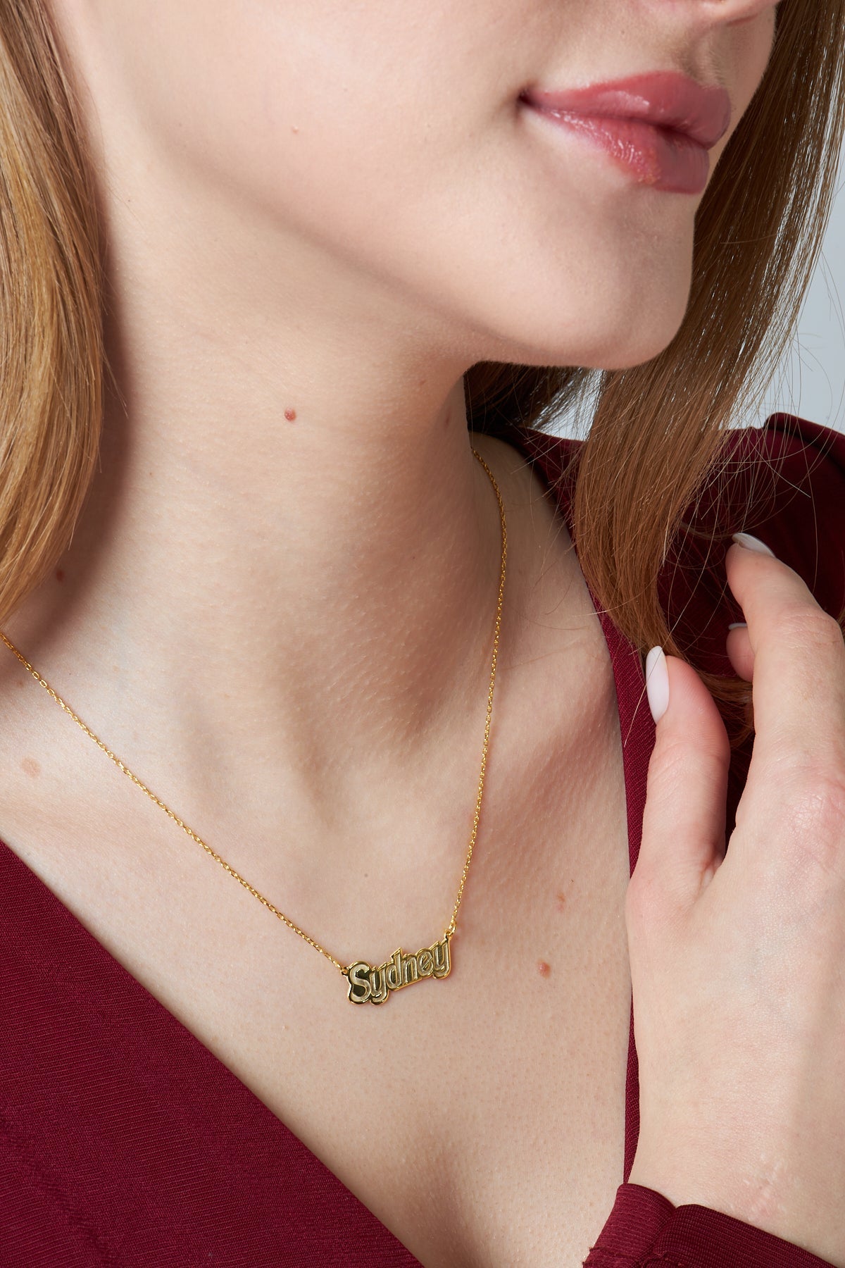 REFLEKTOR NAMENSKETTE | 925 SILBER