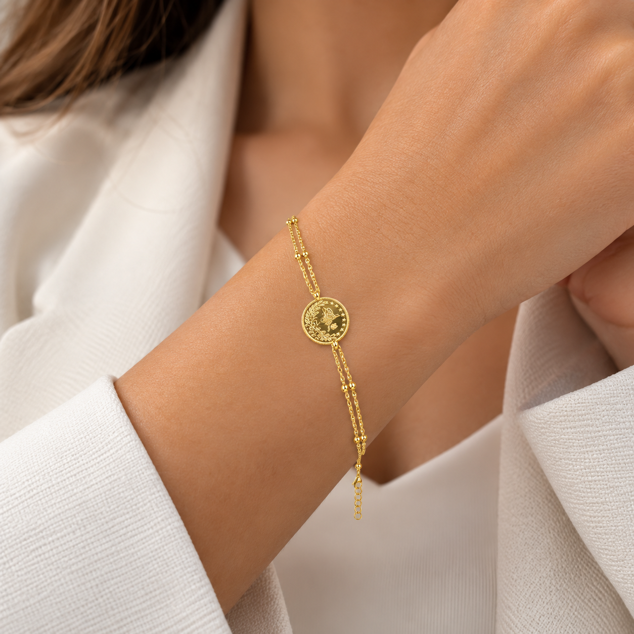 RESAT DORIKA ARMBAND | 22 K GOLD