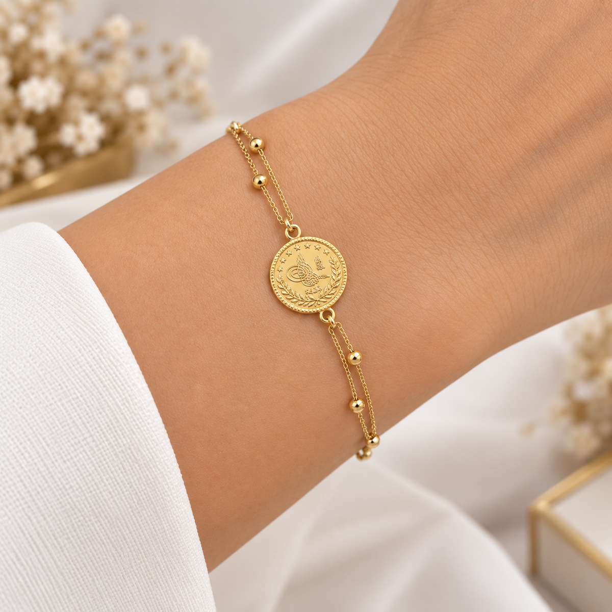 RESAT DORIKA ARMBAND | 22 K GOLD