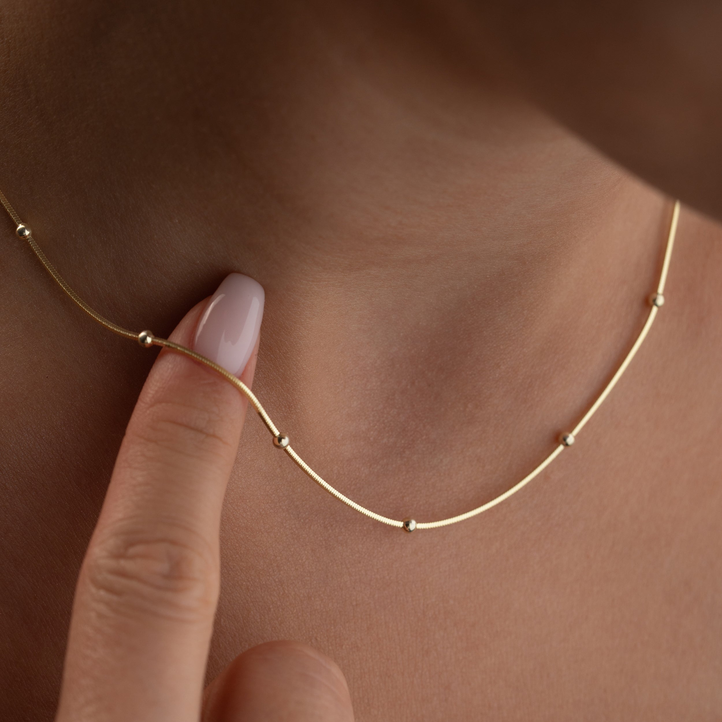 KUGEL HALSKETTE | 925 SILBER