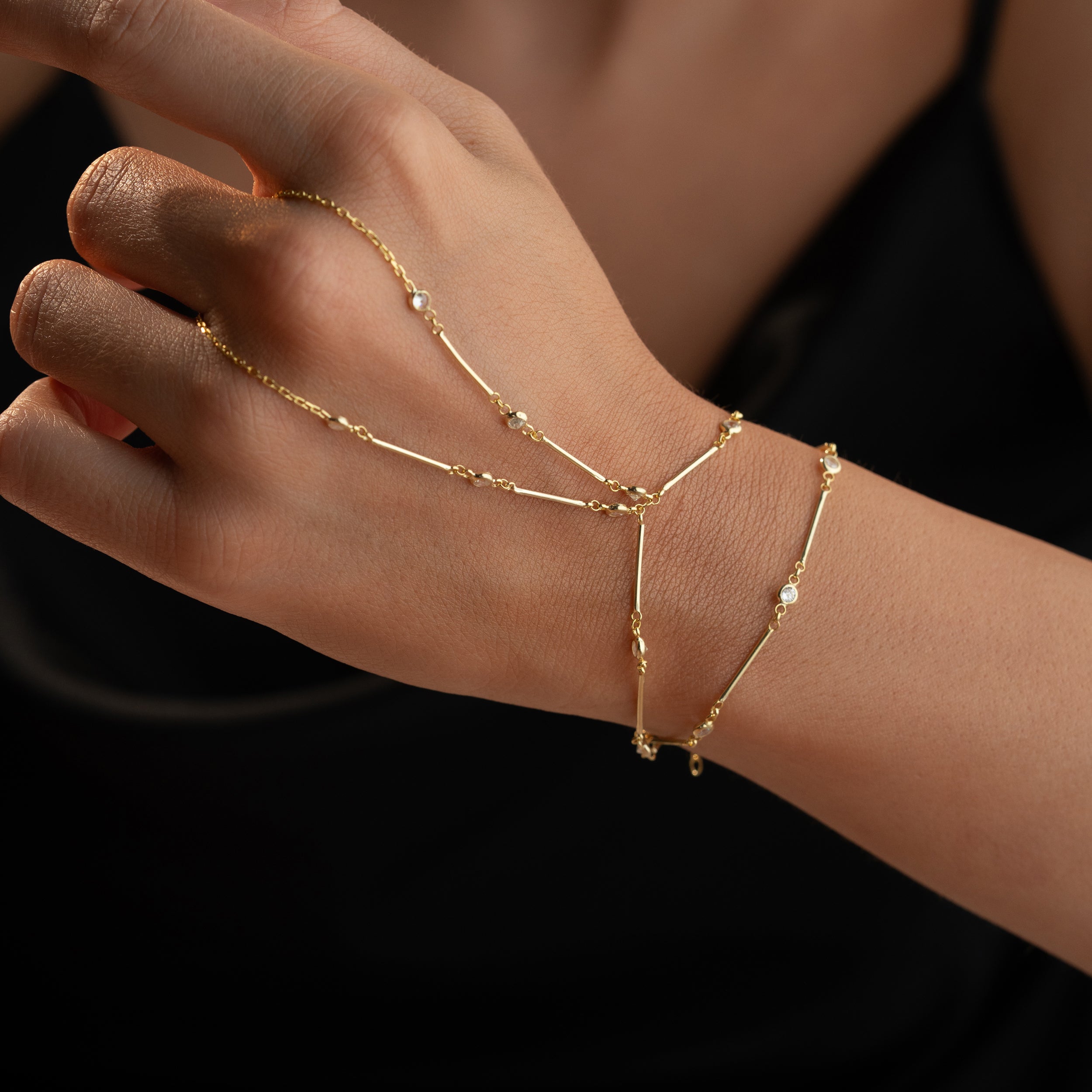 STRAHL HANDKETTE | 925 SILBER