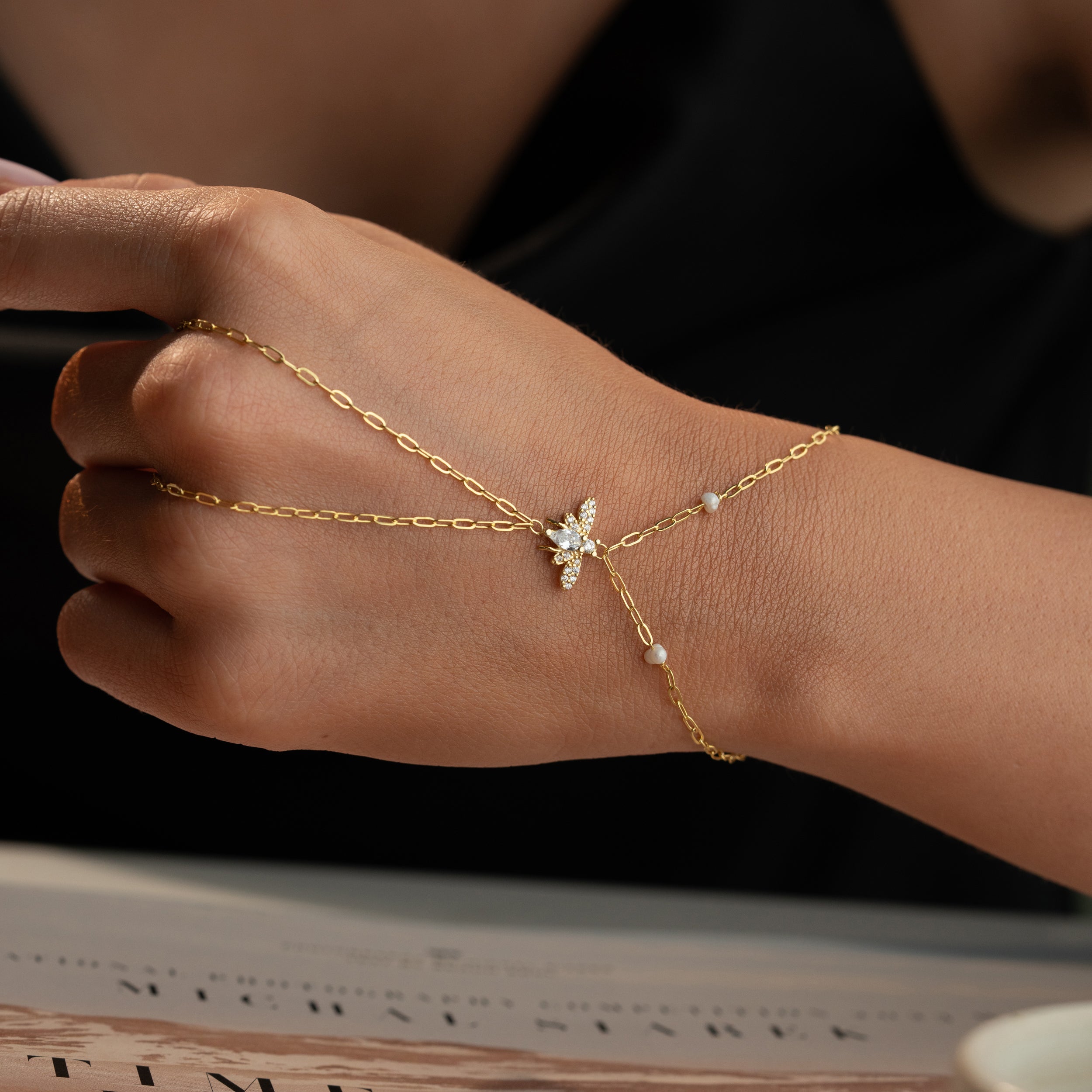 HONEY HANDKETTE | 925 SILBER