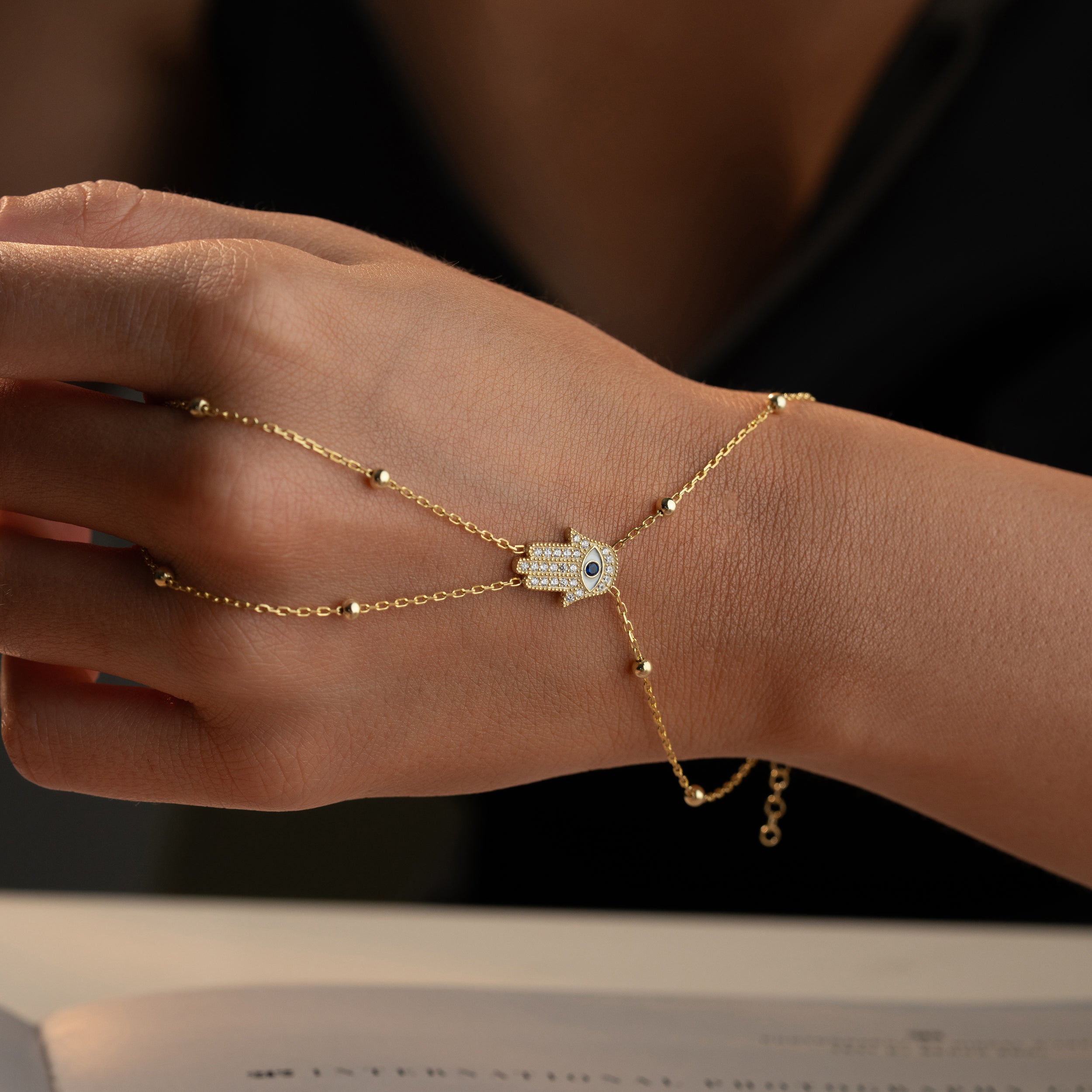 HAMSA HANDKETTE | 925 SILBER