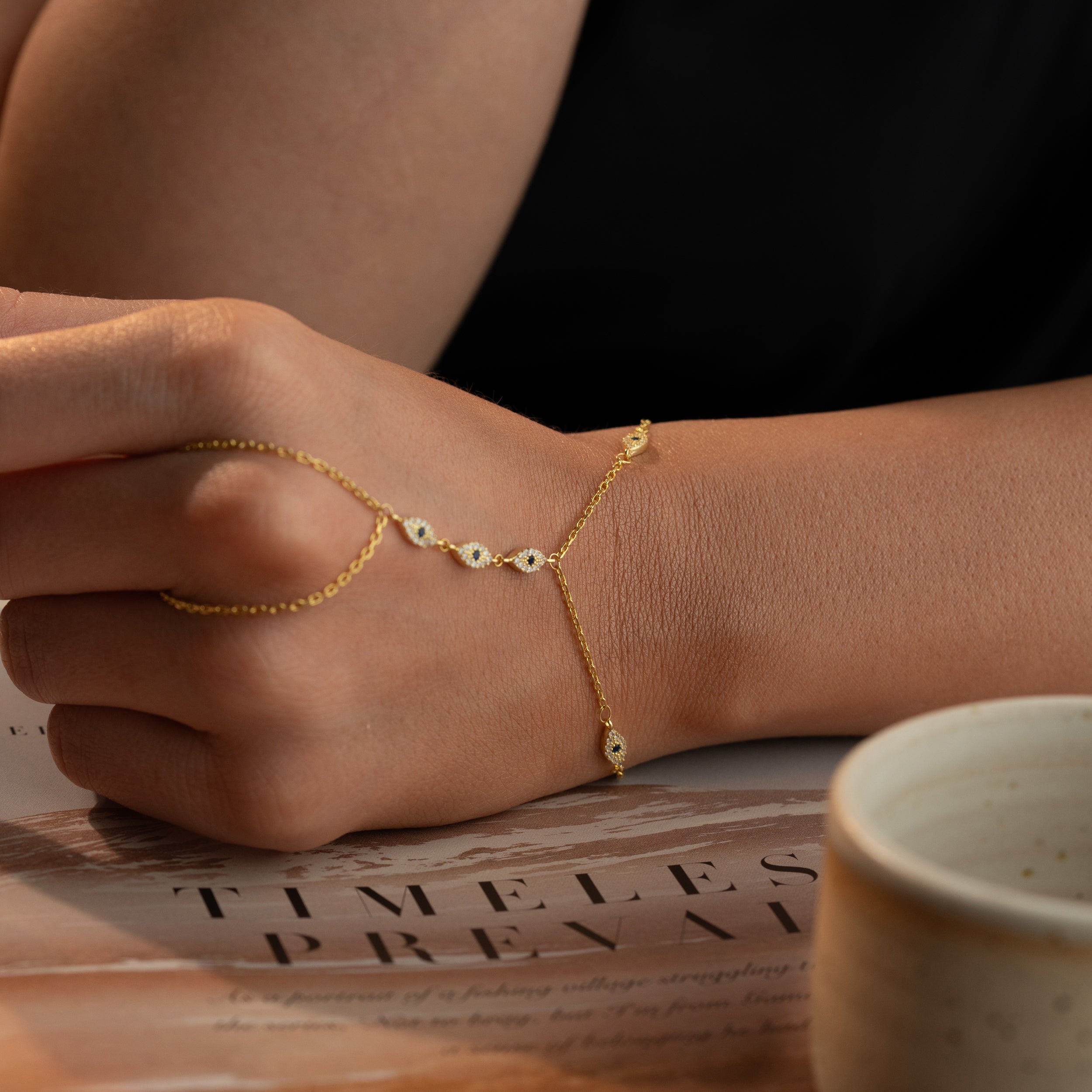 AUGE HANDKETTE | 925 SILBER