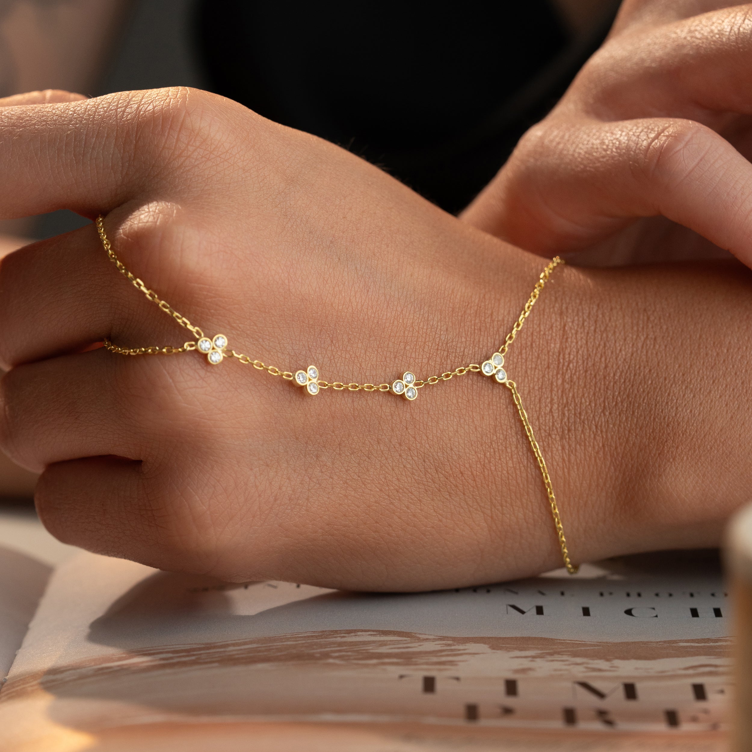 TRIELLE HANDKETTE | 925 SILBER