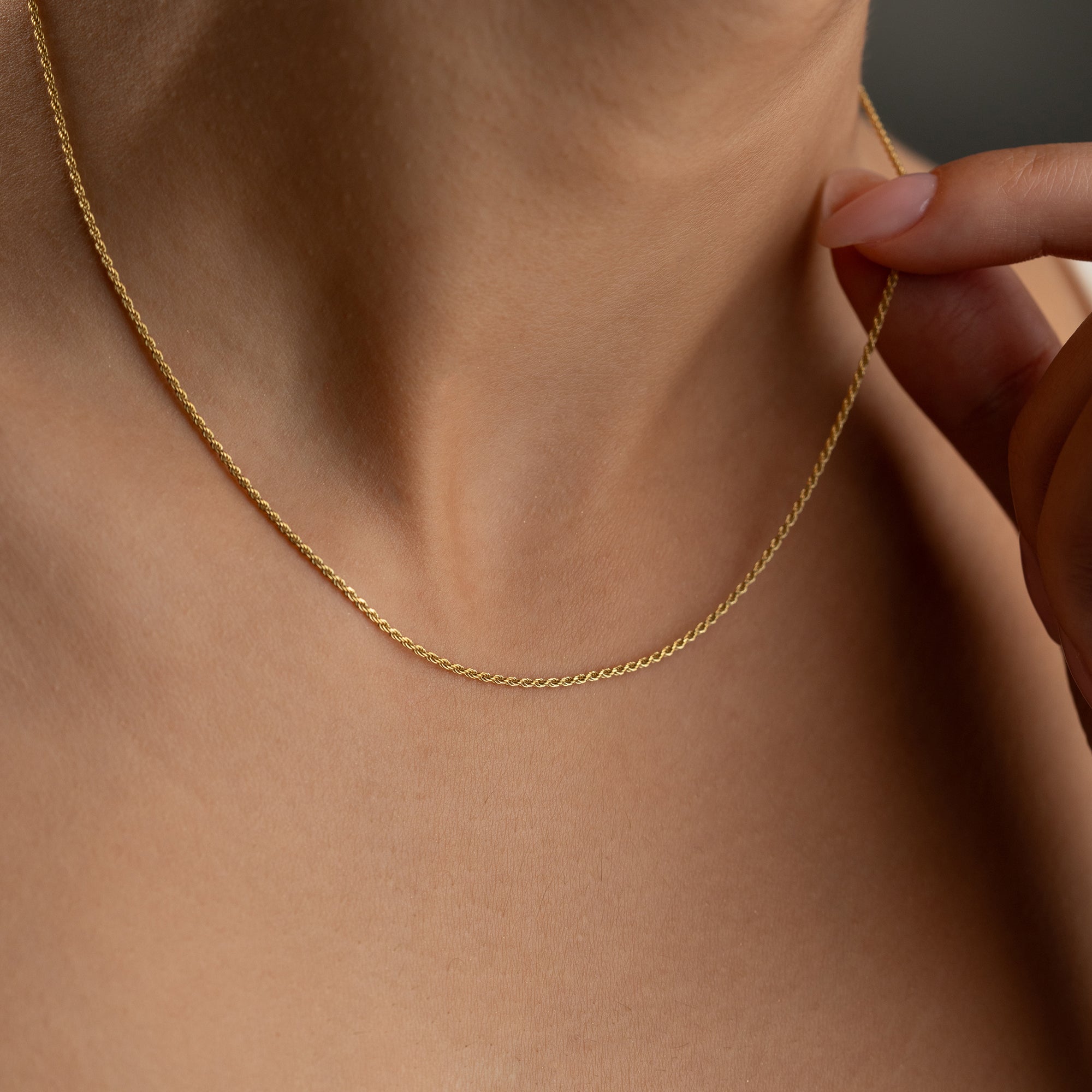 MINI WIRBEL HALSKETTE | 925 SILBER