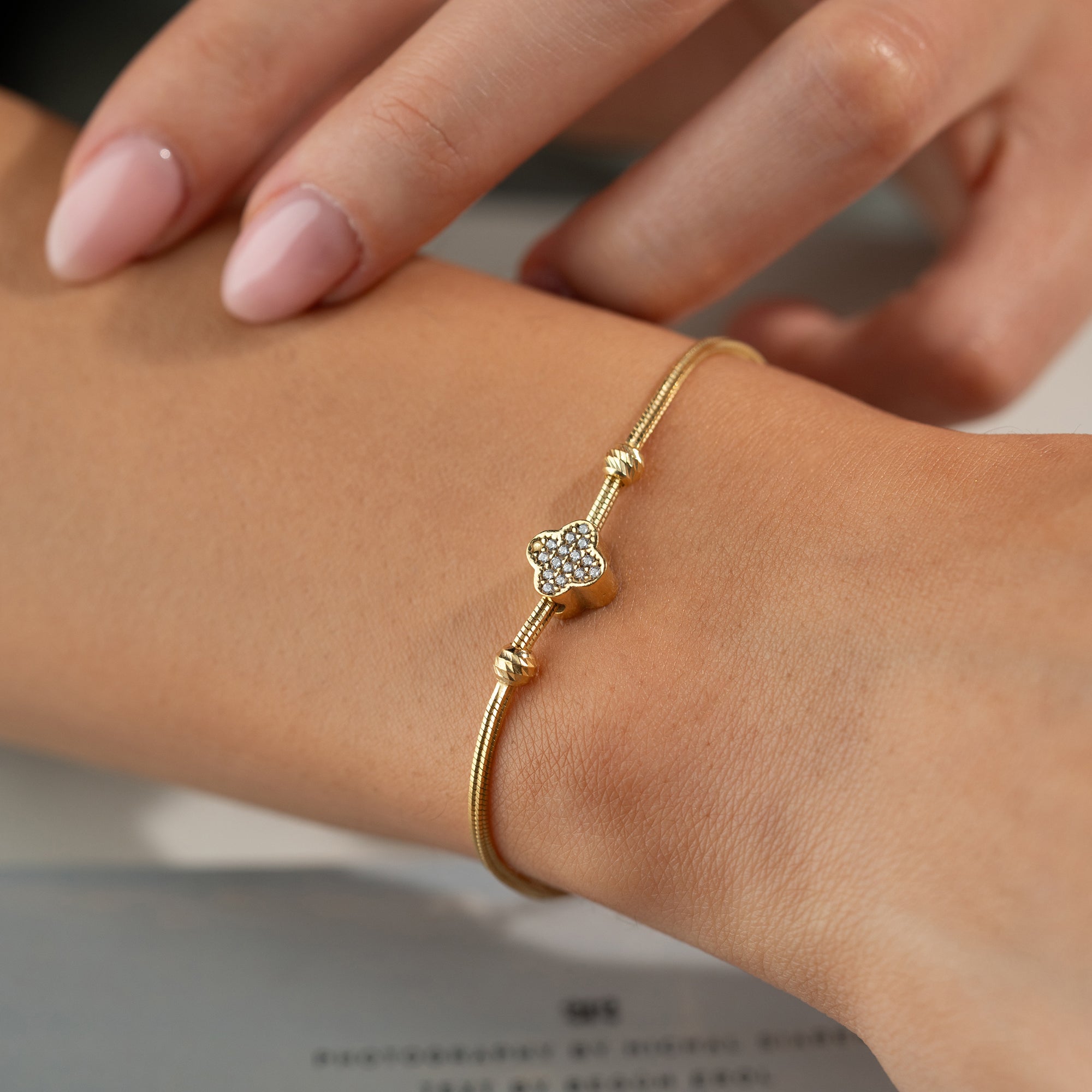 LUCKY CLOVER ARMBAND | 925 SILBER