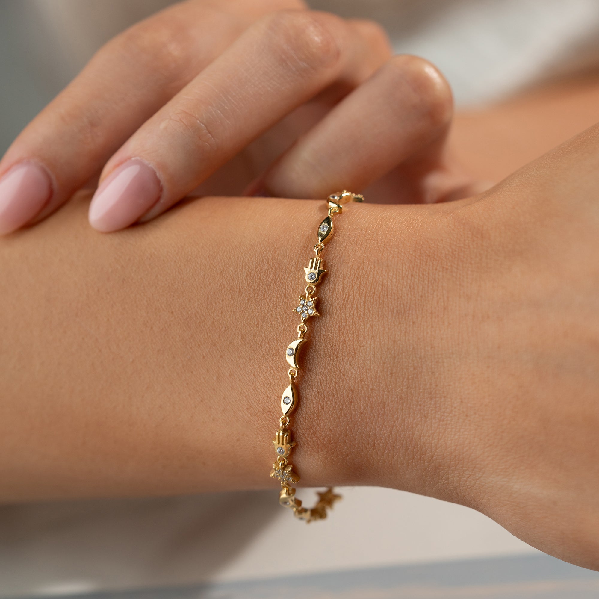 LUNA CHARM ARMBAND | 925 SILBER