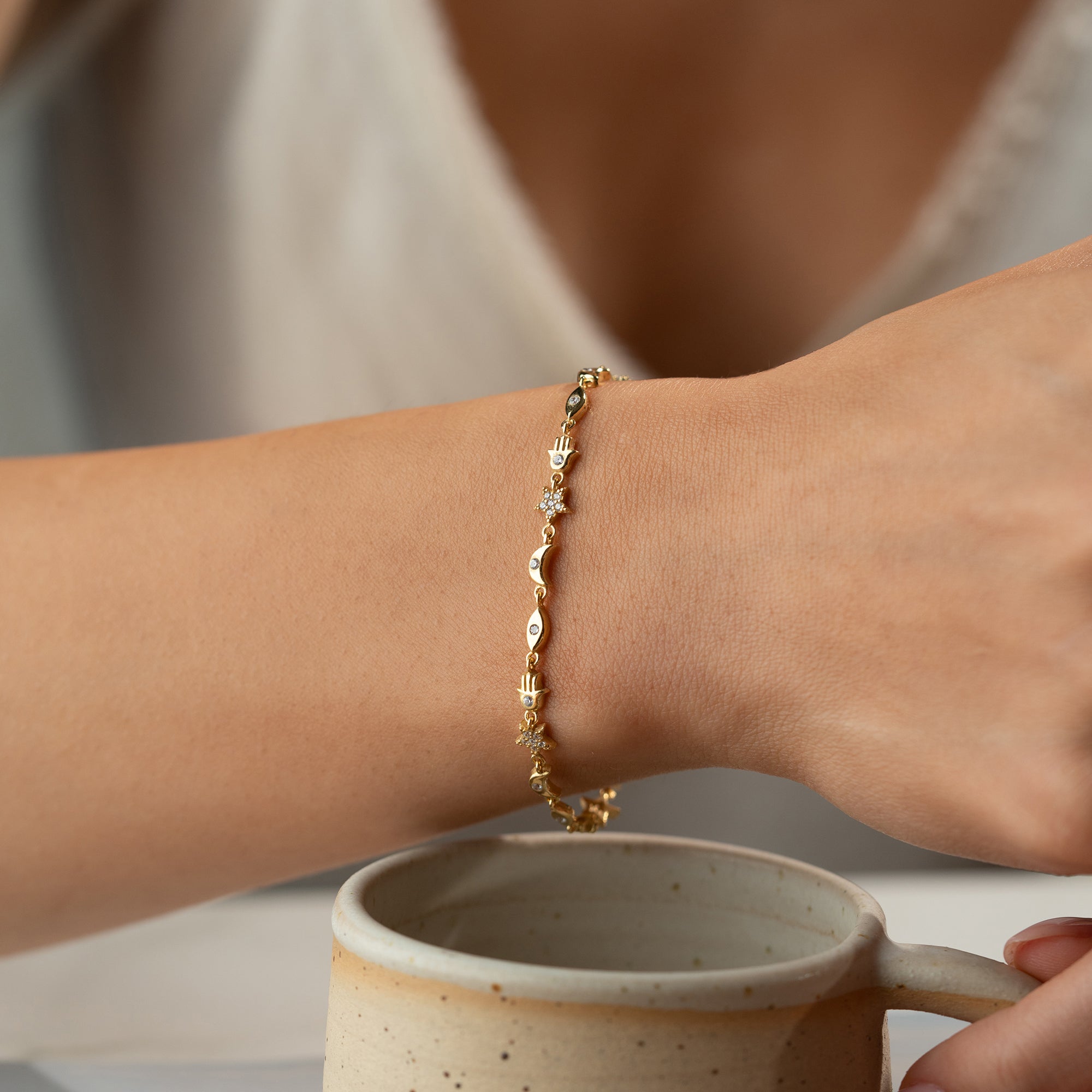 LUNA CHARM ARMBAND | 925 SILBER