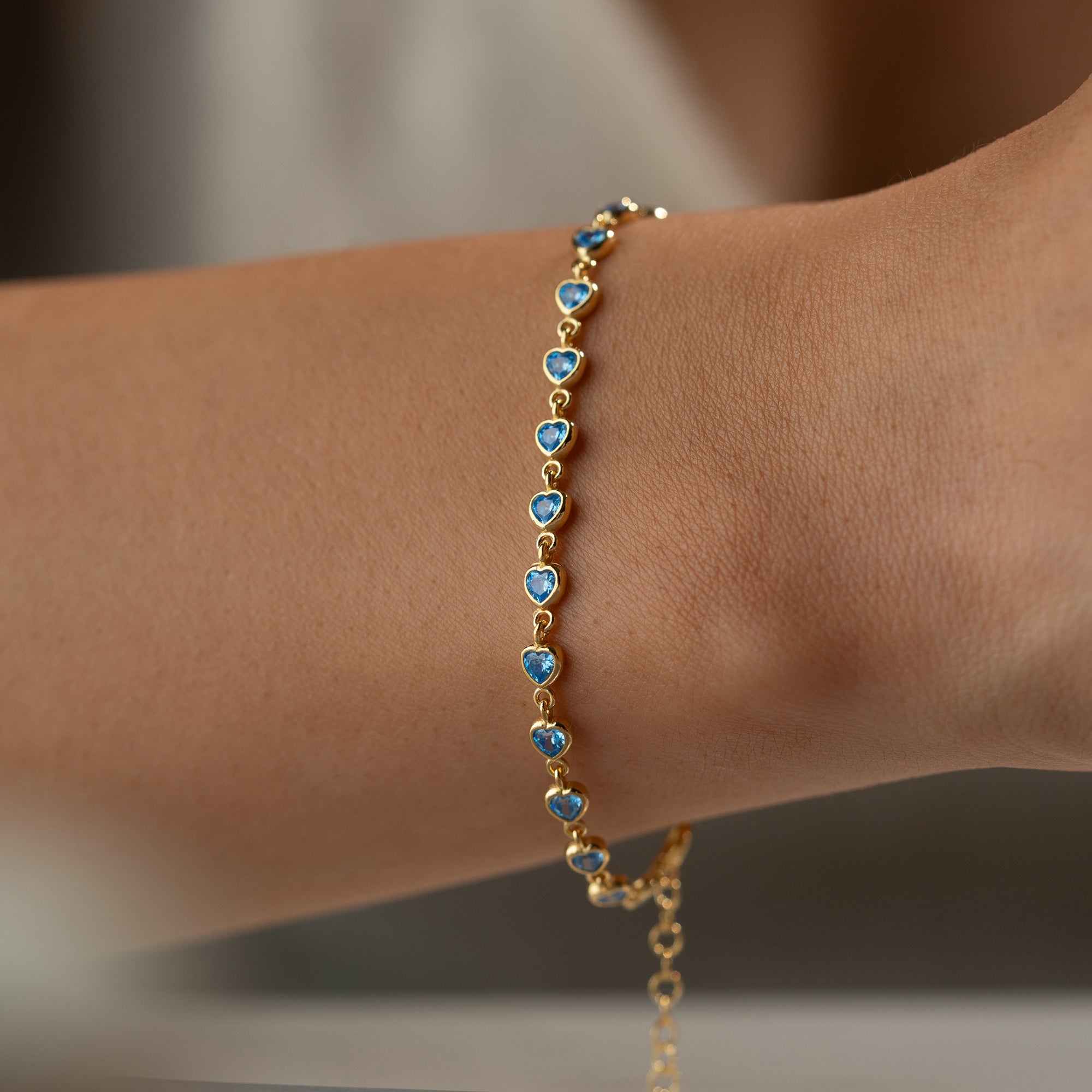 SAPHIR LIEBE ARMBAND | 925 SILBER