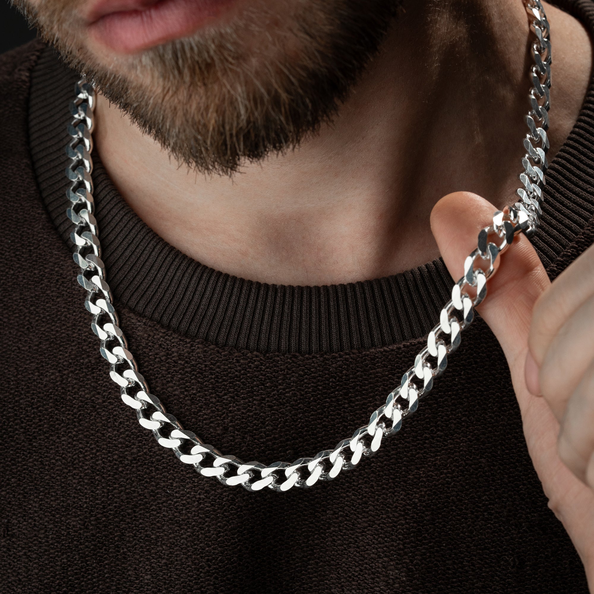 CUBAN HALSKETTE | 925 SILBER