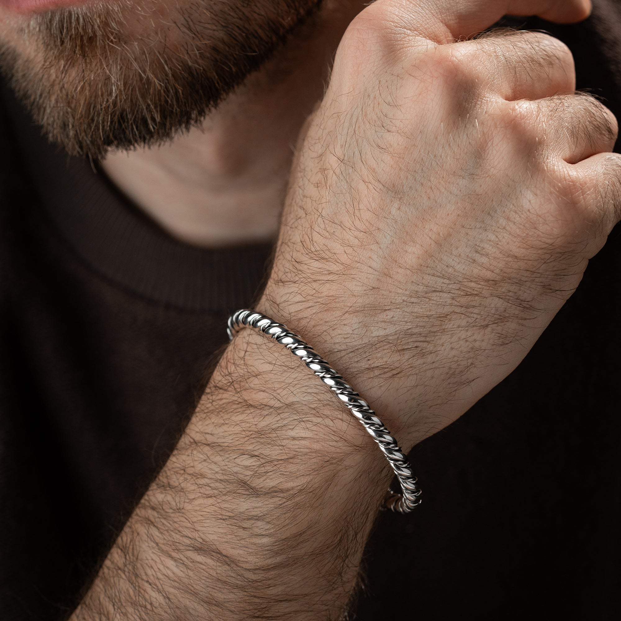 HERREN ARMREIFEN MODEL 2 | 925 SILBER