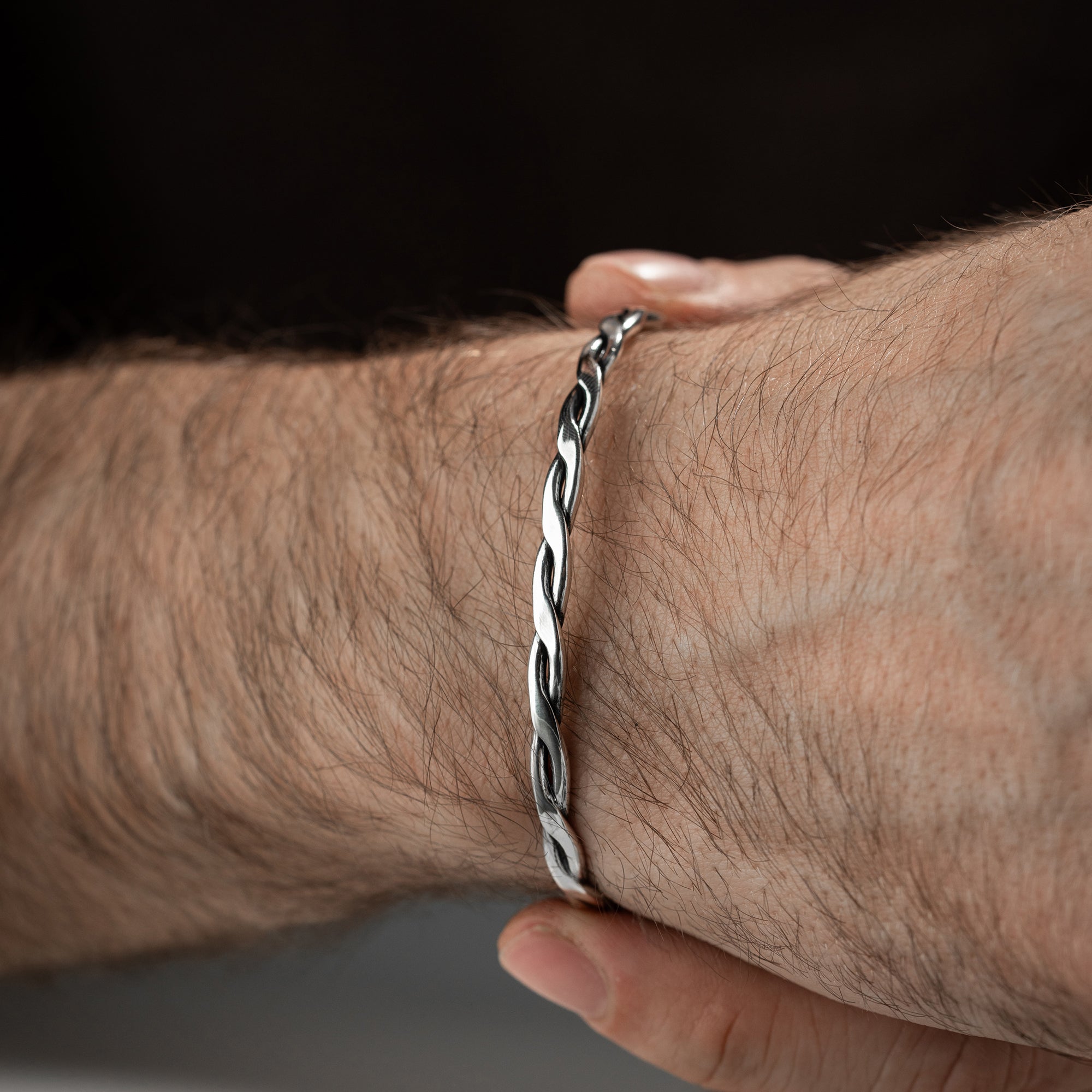 HERREN ARMREIFEN MODEL 4 | 925 SILBER