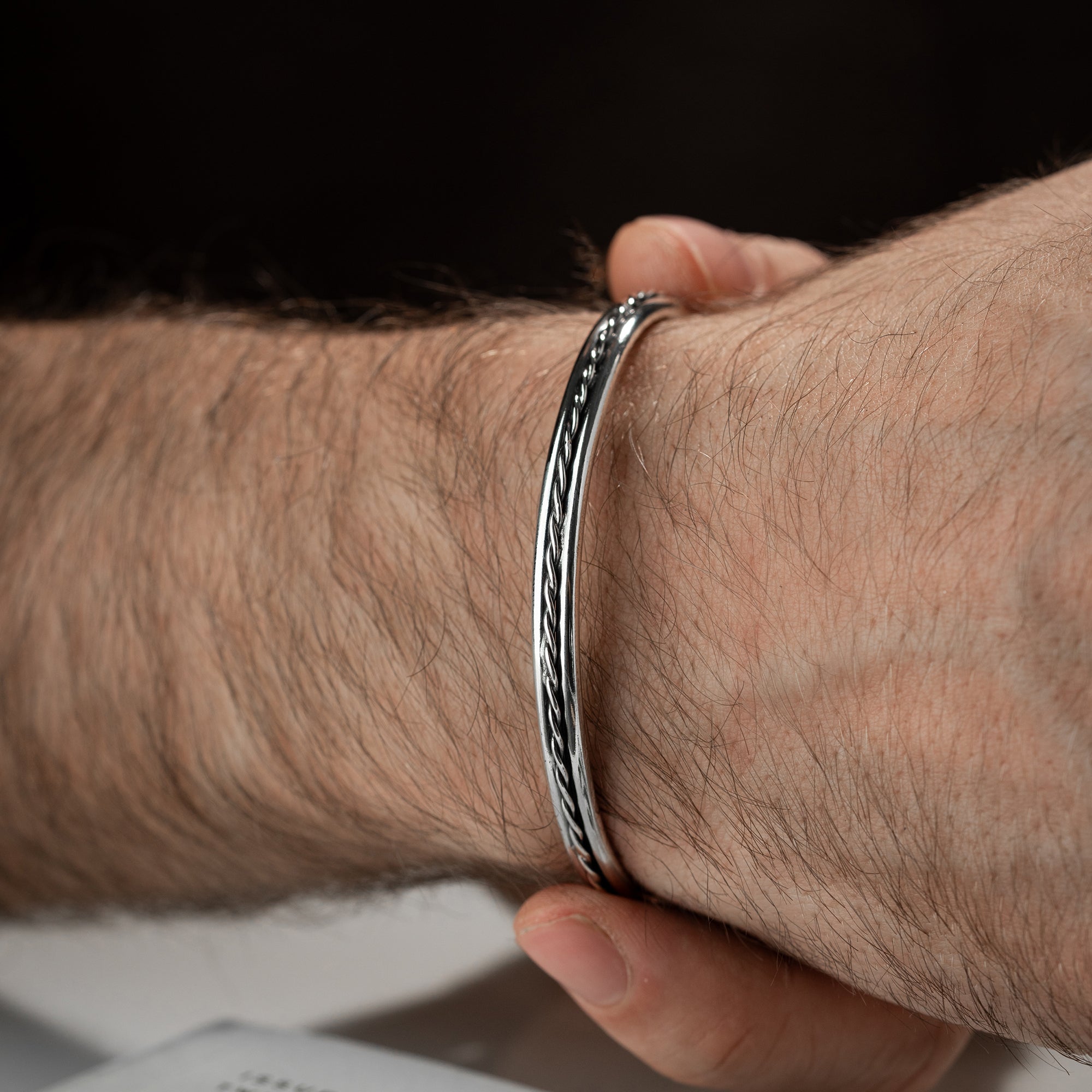 HERREN ARMREIFEN MODEL 6 | 925 SILBER
