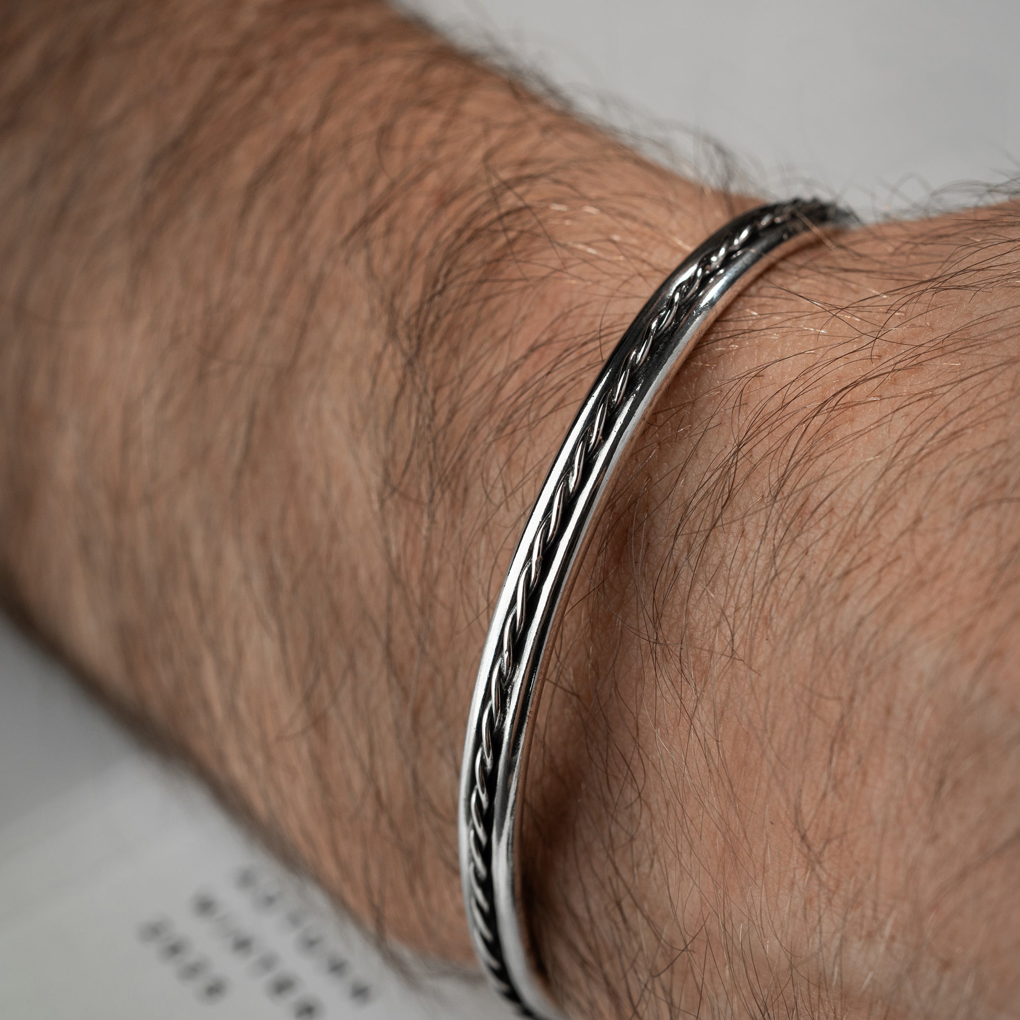 HERREN ARMREIFEN MODEL 6 | 925 SILBER