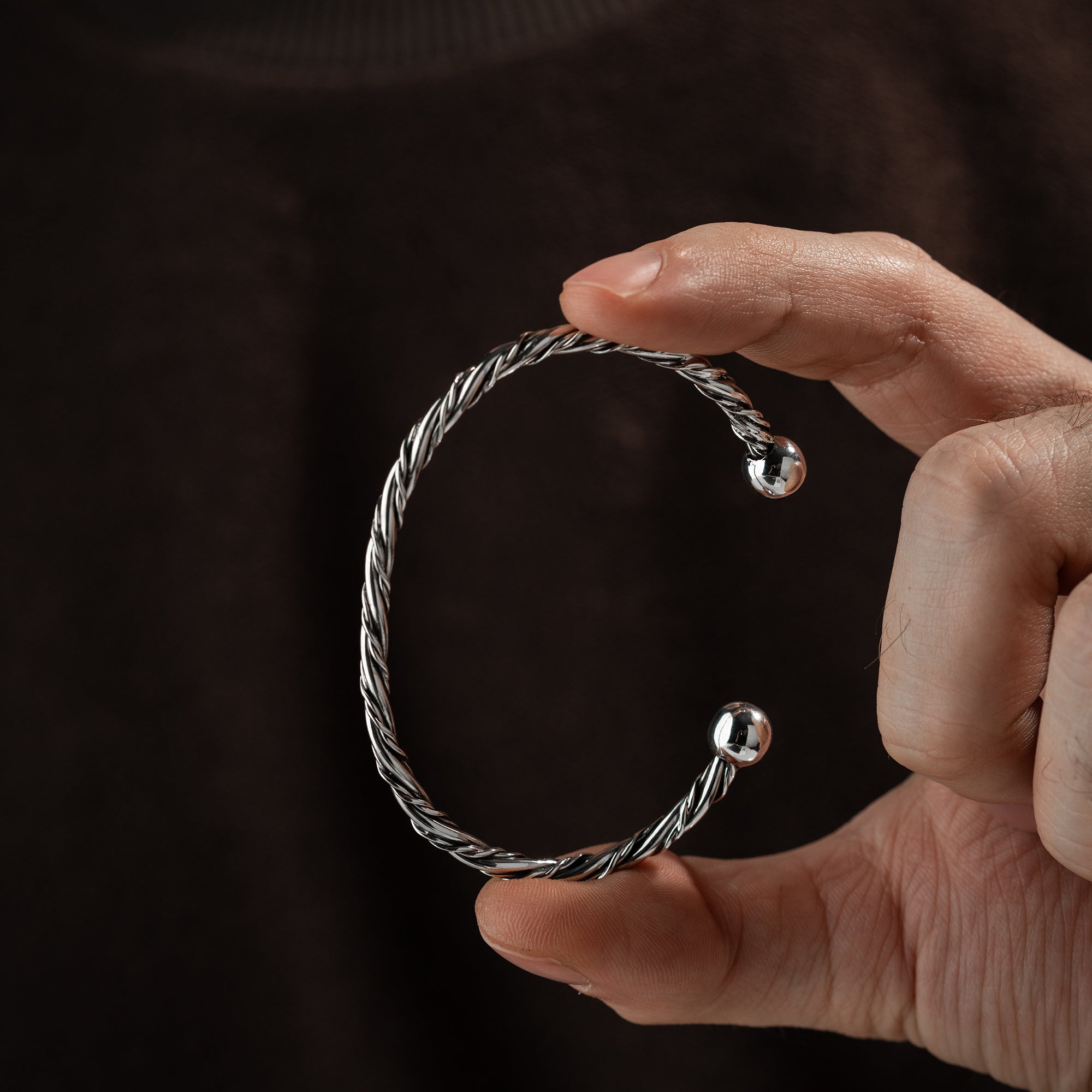 HERREN ARMREIFEN MODEL 3 | 925 SILBER