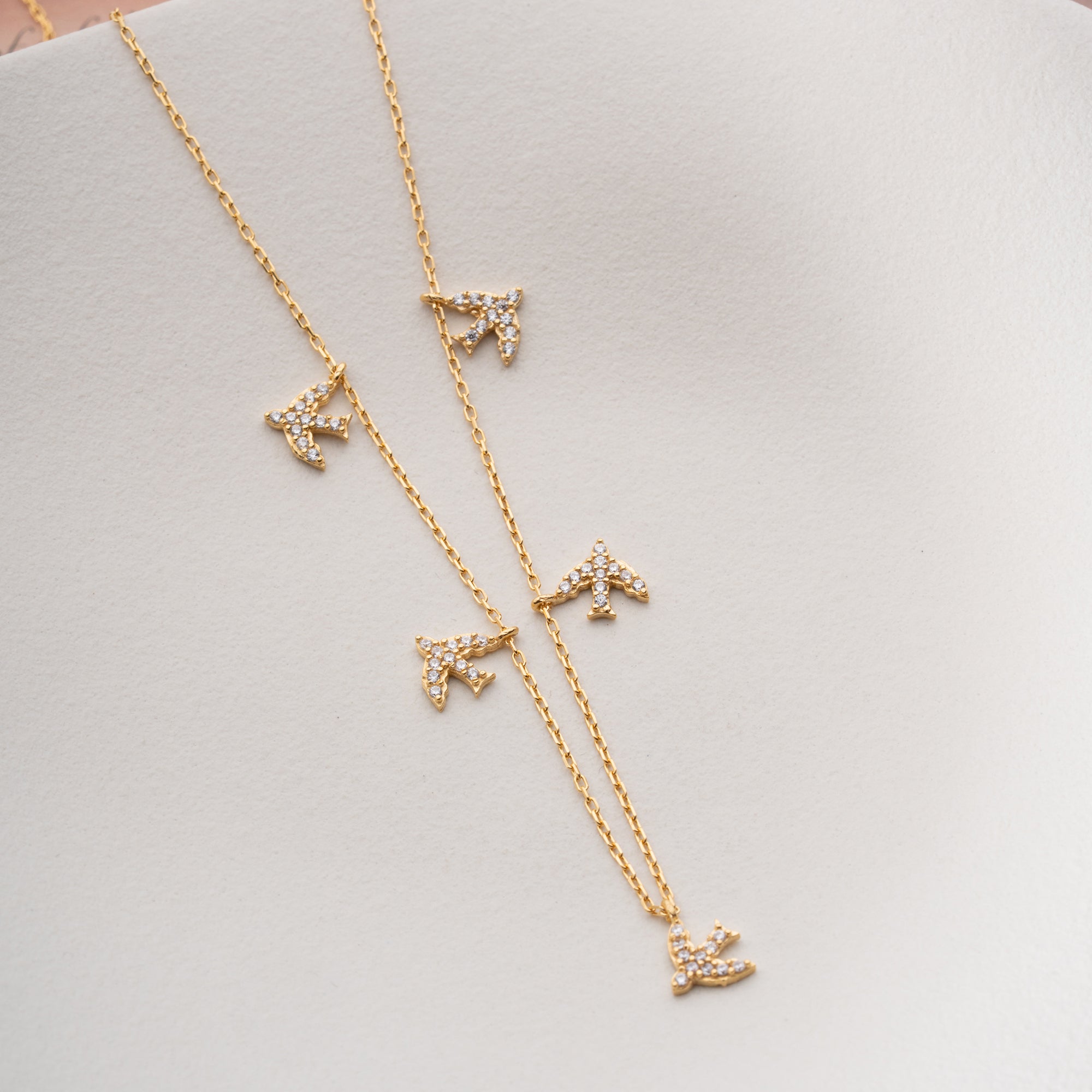 VOGEL HALSKETTE | 925 SILBER