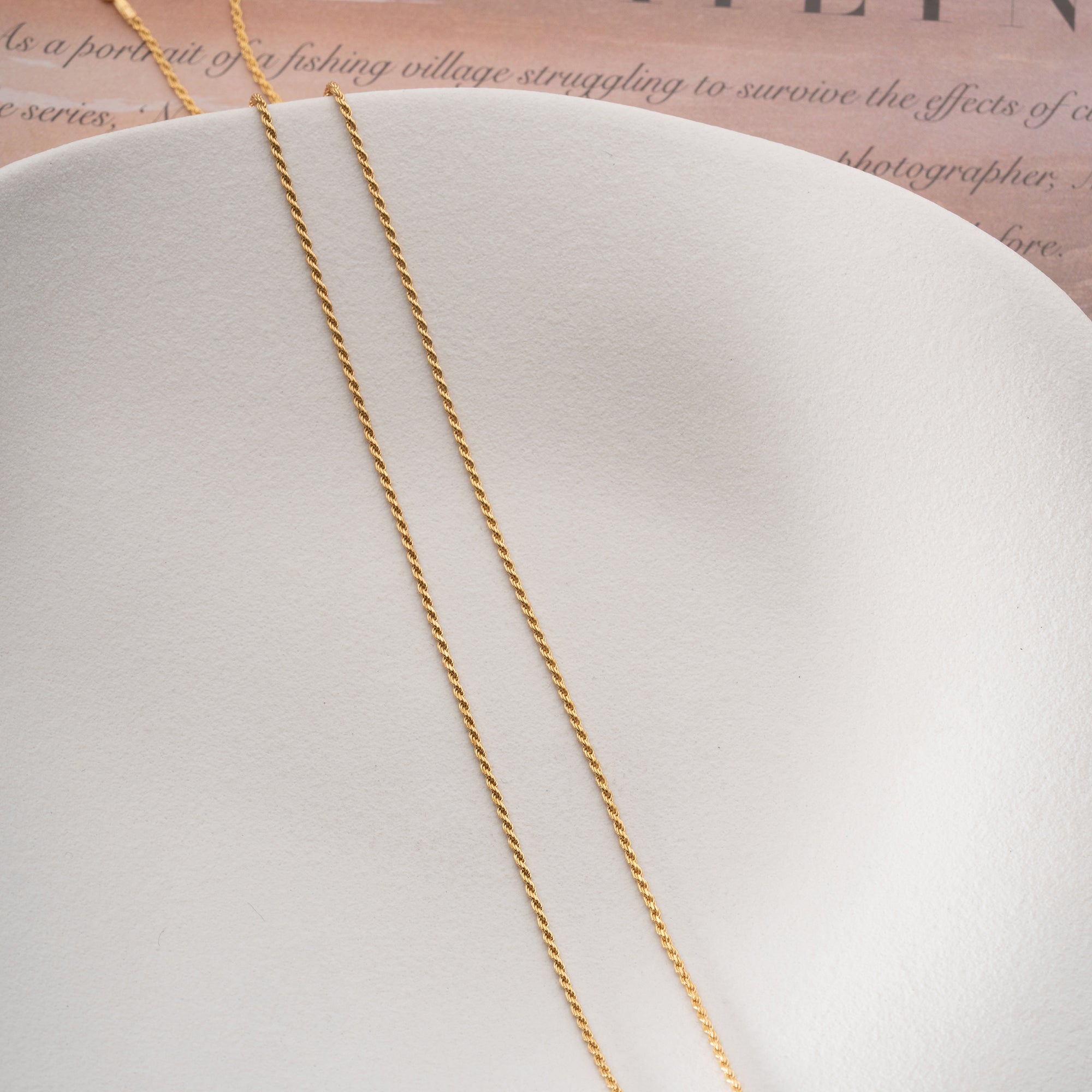 MINI WIRBEL HALSKETTE | 925 SILBER