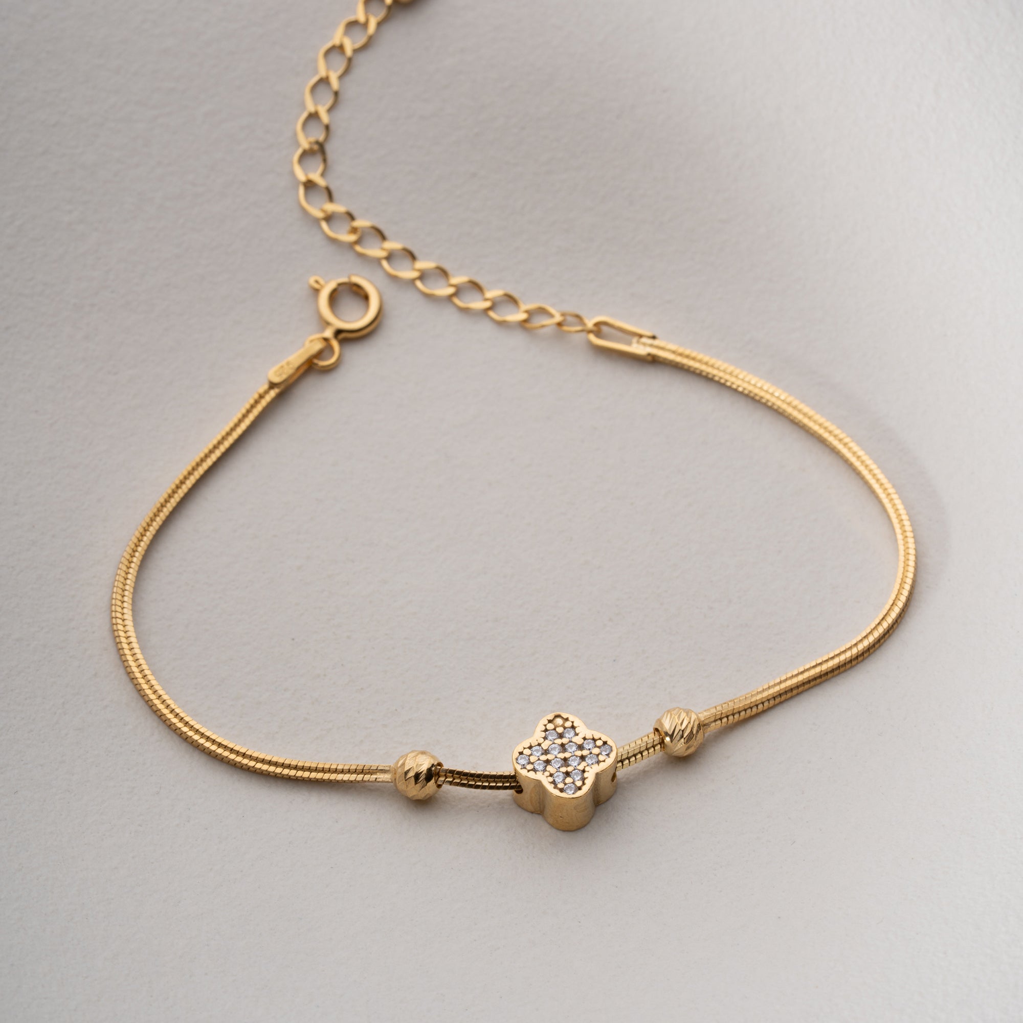 LUCKY CLOVER ARMBAND | 925 SILBER