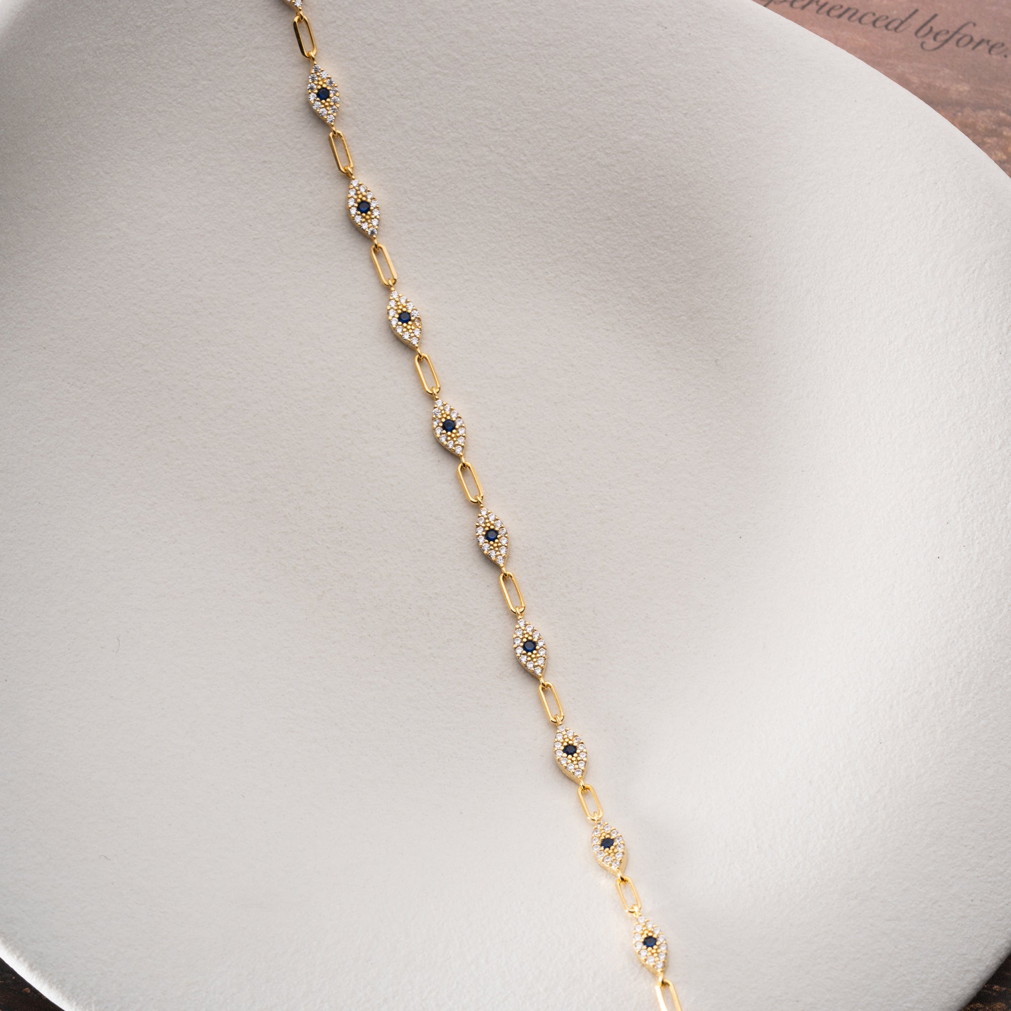 EYE CHARM ARMBAND | 925 SILBER