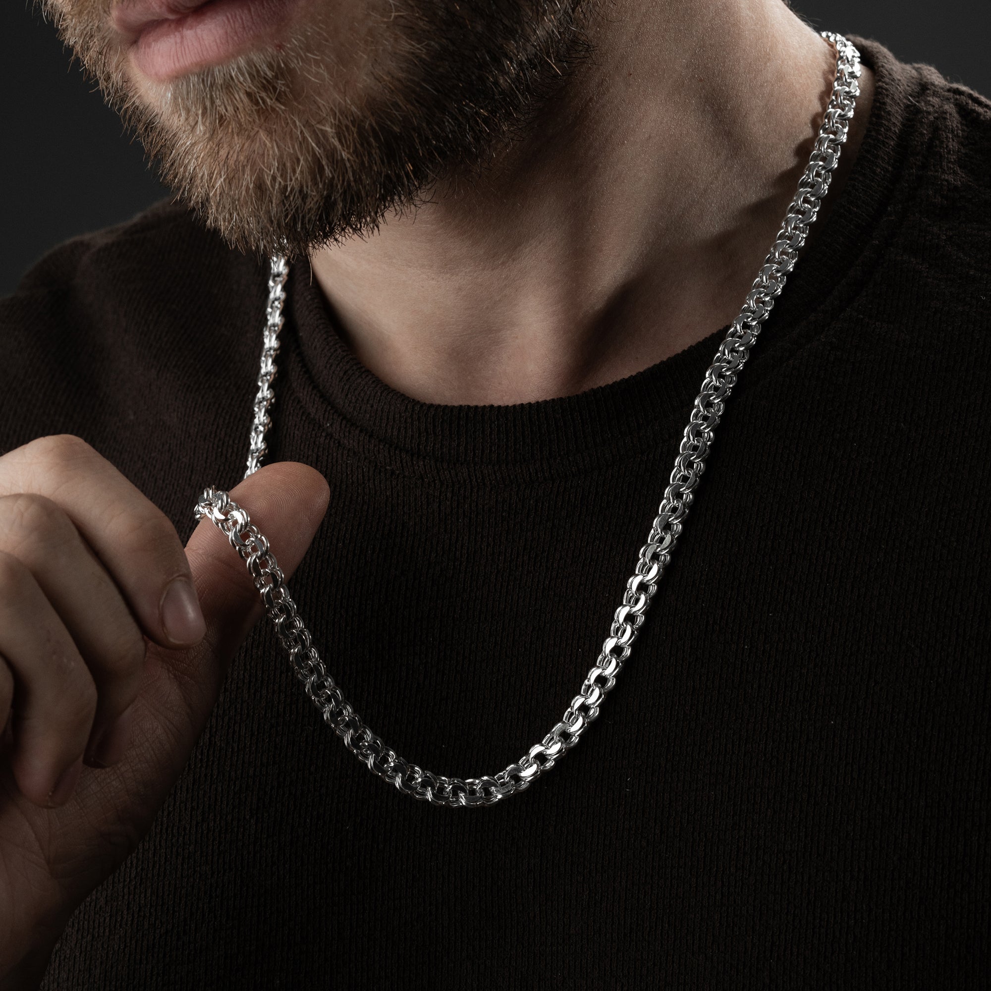 TITANBAND HALSKETTE | 925 SILBER