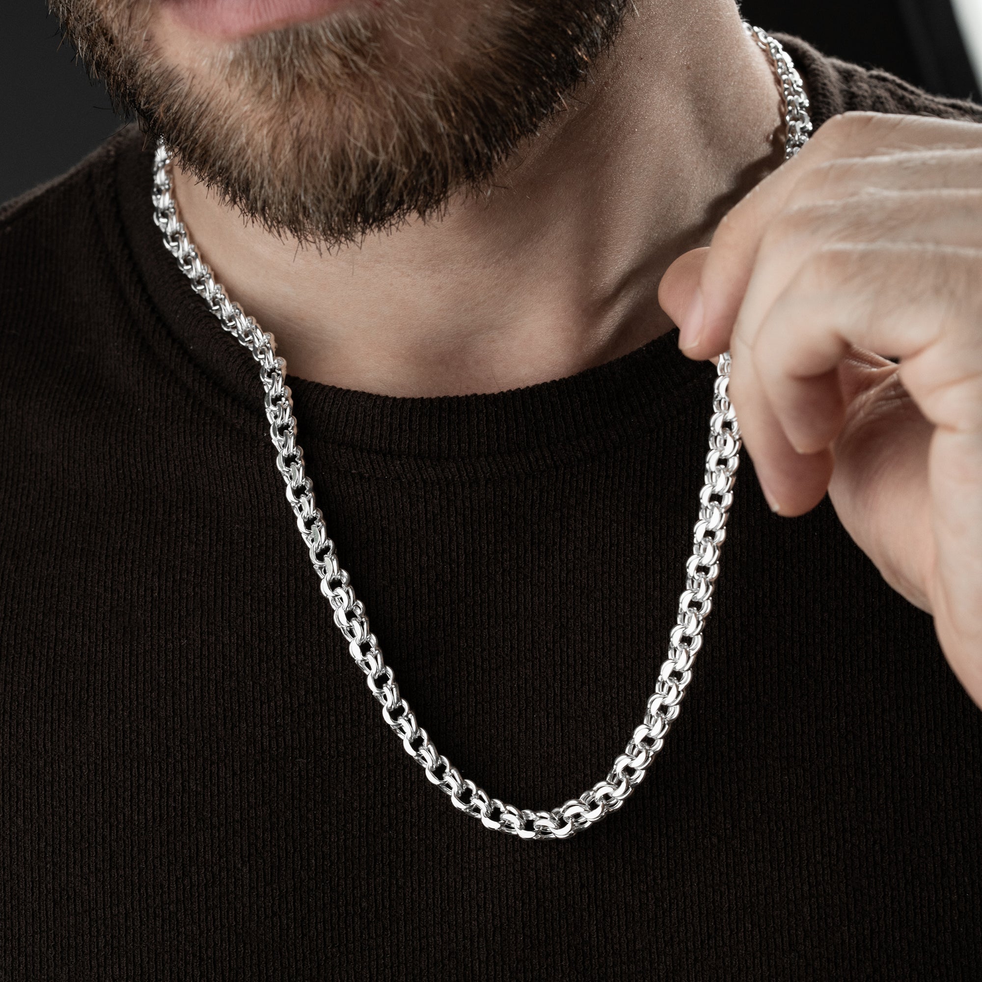 TITANBAND HALSKETTE | 925 SILBER